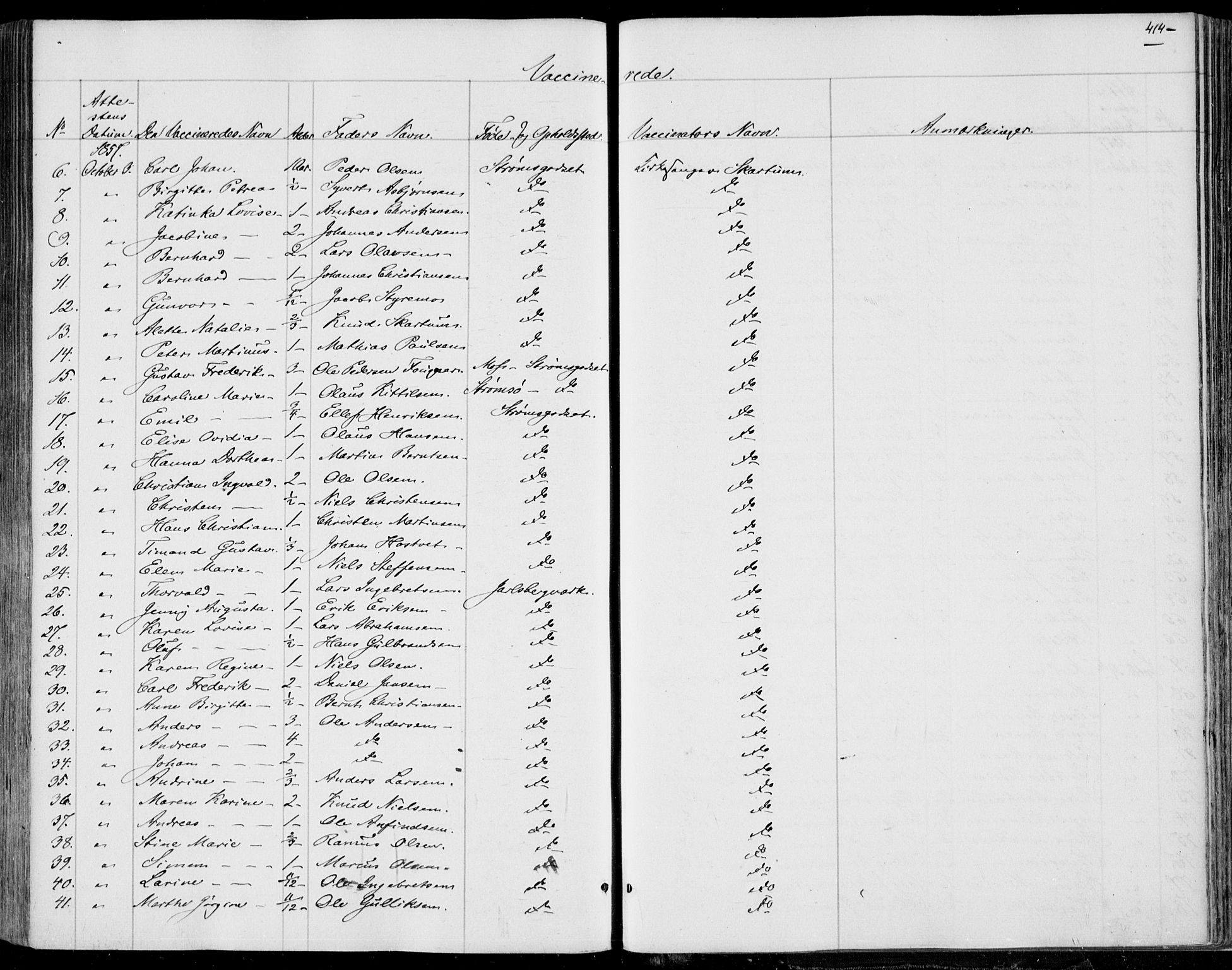 Skoger kirkebøker, AV/SAKO-A-59/F/Fa/L0003: Parish register (official) no. I 3, 1842-1861, p. 414