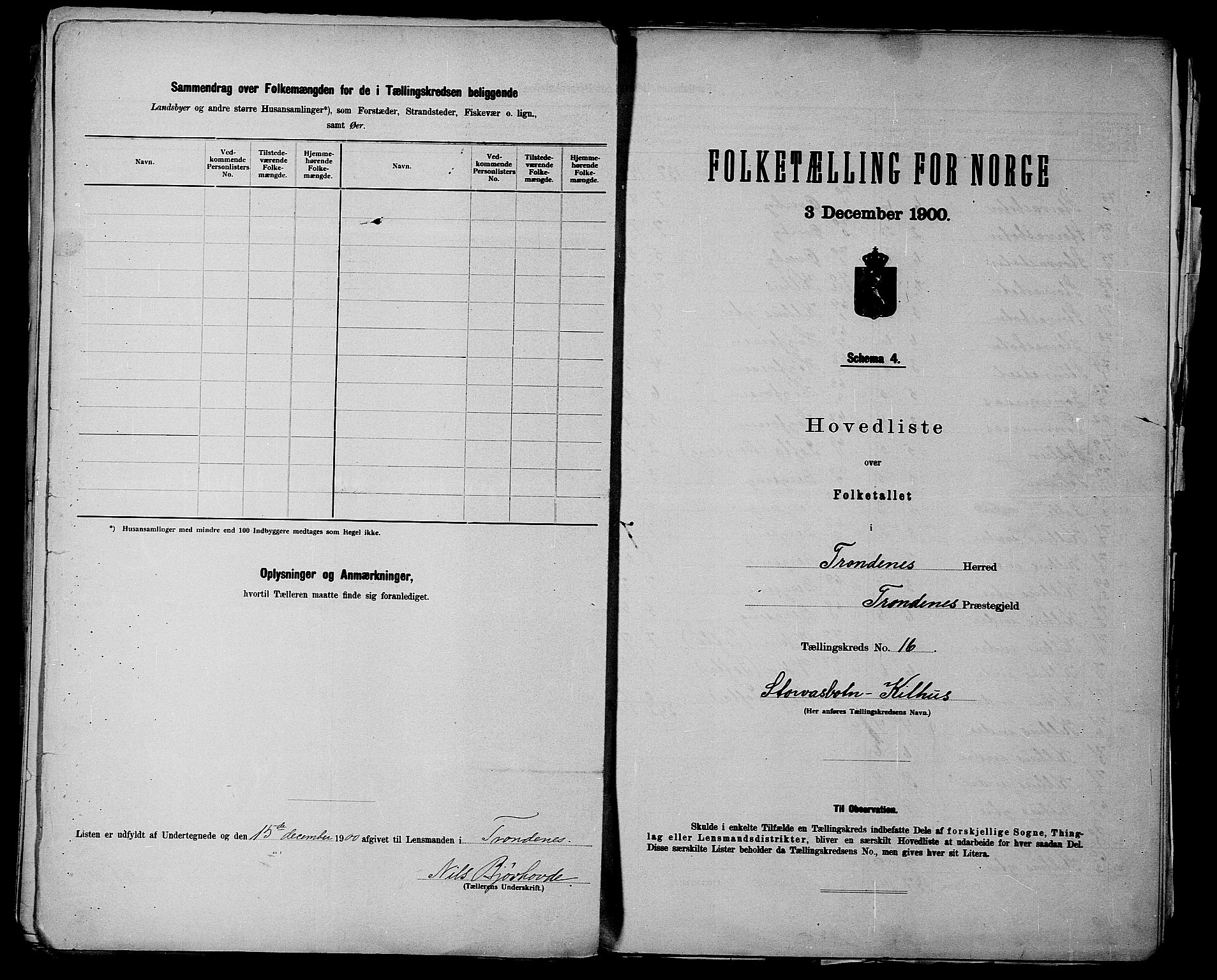 SATØ, 1900 census for Trondenes, 1900, p. 44