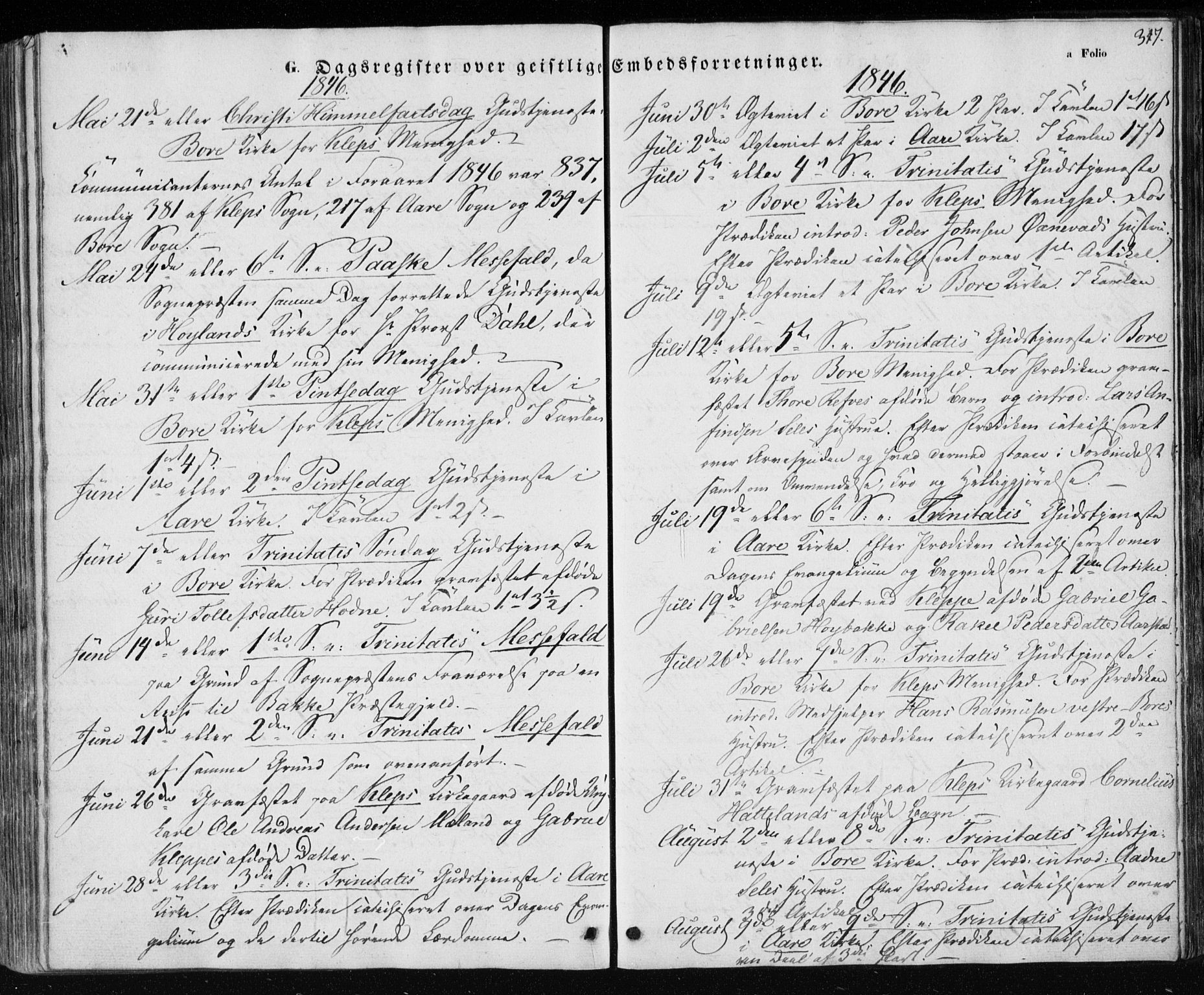 Klepp sokneprestkontor, AV/SAST-A-101803/001/3/30BA/L0004: Parish register (official) no. A 4, 1842-1852, p. 317