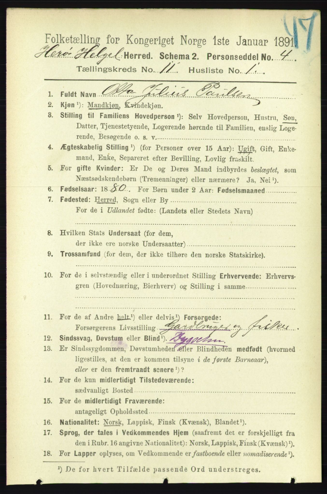 RA, 1891 census for 1818 Herøy, 1891, p. 4353