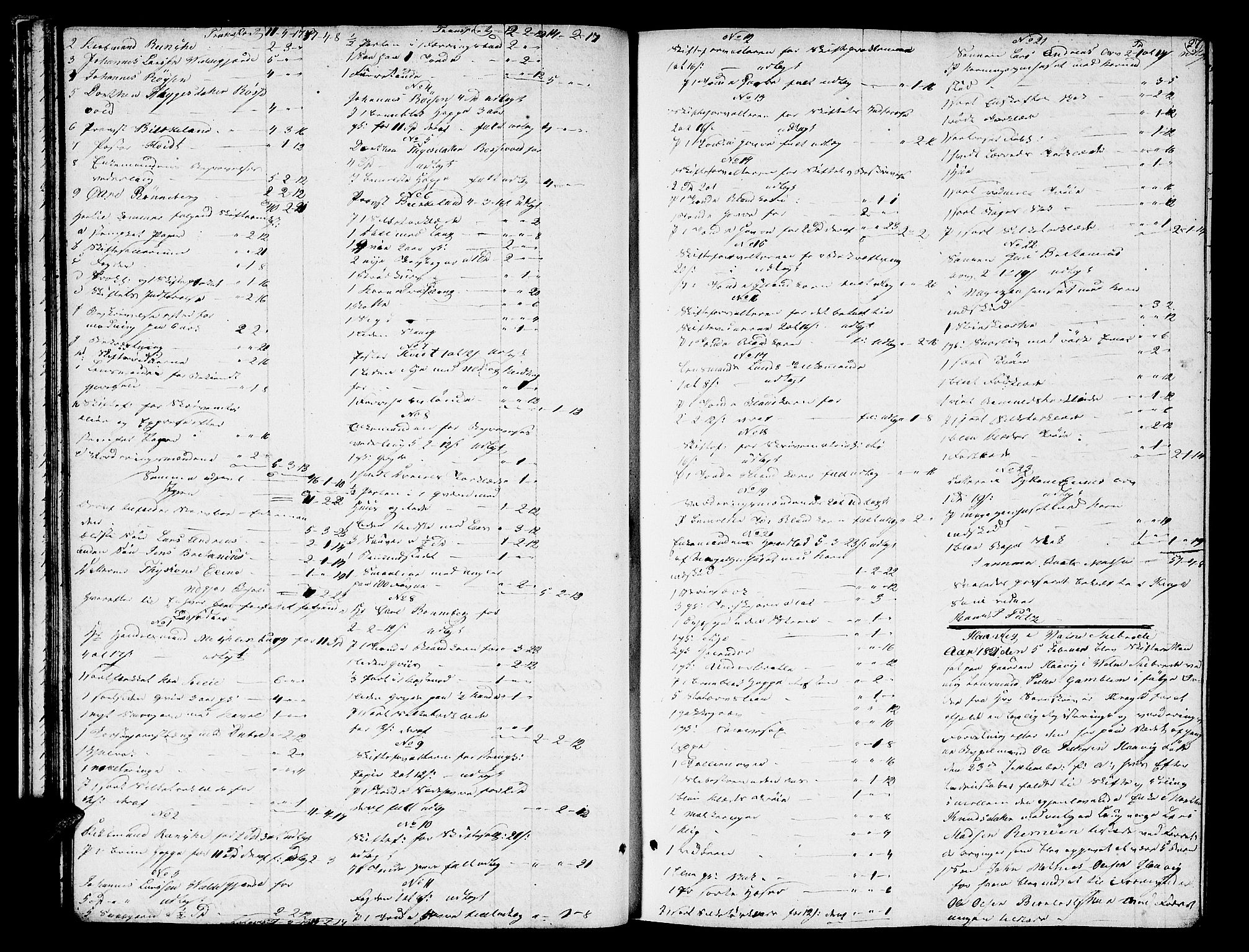 Nordre Sunnmøre sorenskriveri, AV/SAT-A-0006/1/3/3A/L0013: Skifteprotokoll 7, 1821-1824, p. 26b-27a