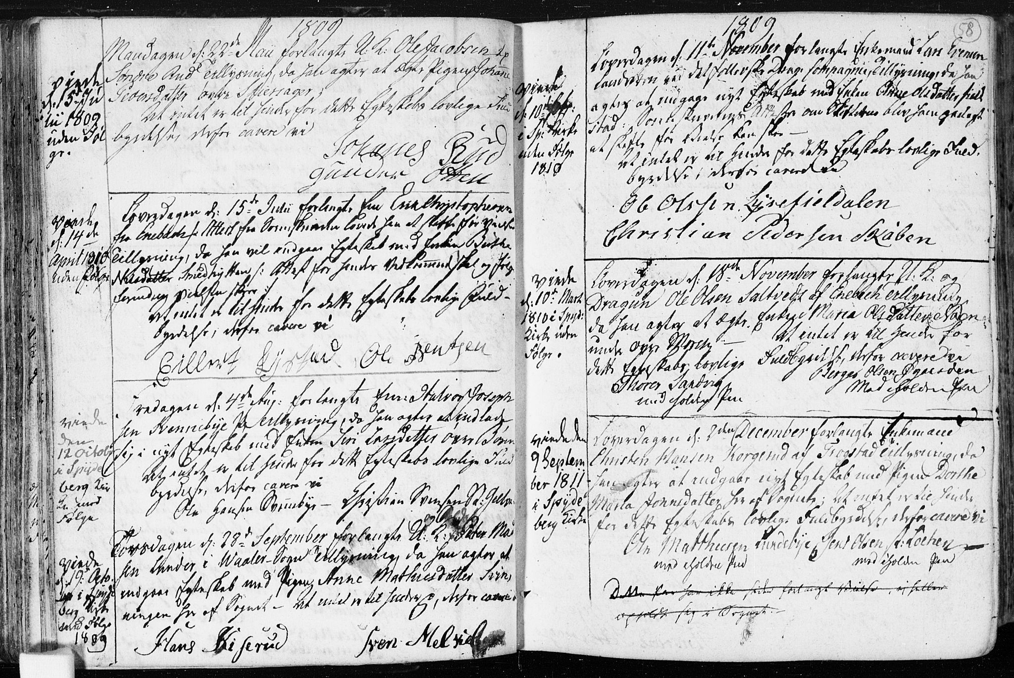 Spydeberg prestekontor Kirkebøker, AV/SAO-A-10924/F/Fa/L0003: Parish register (official) no. I 3, 1778-1814, p. 58