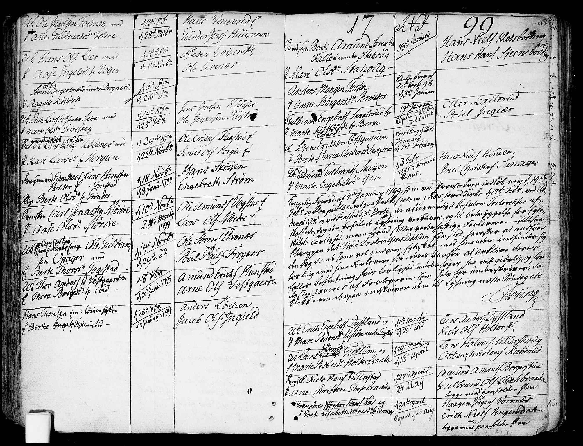 Nes prestekontor Kirkebøker, SAO/A-10410/F/Fa/L0004: Parish register (official) no. I 4, 1781-1816, p. 204