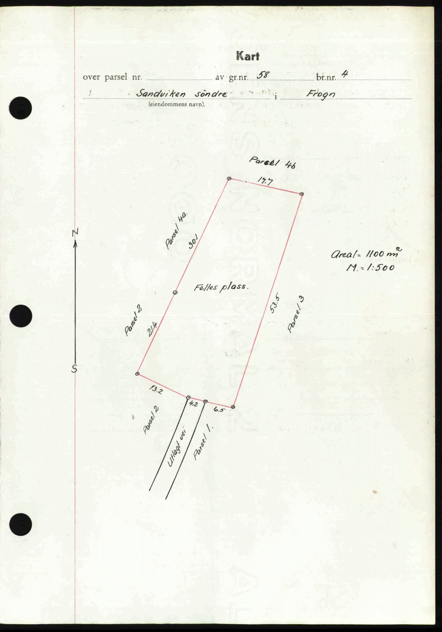 Follo sorenskriveri, SAO/A-10274/G/Ga/Gaa/L0085: Mortgage book no. I 85, 1948-1948, Diary no: : 4519/1948