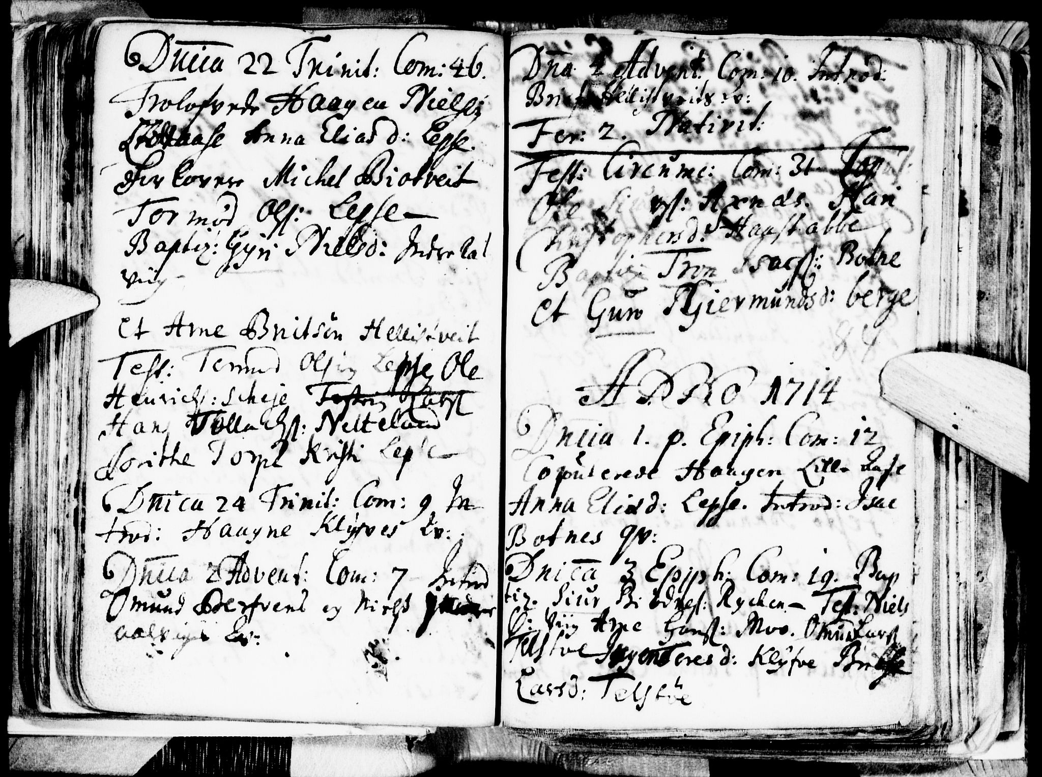 Kvam sokneprestembete, AV/SAB-A-76201/H/Haa: Parish register (official) no. A 1, 1690-1741, p. 84