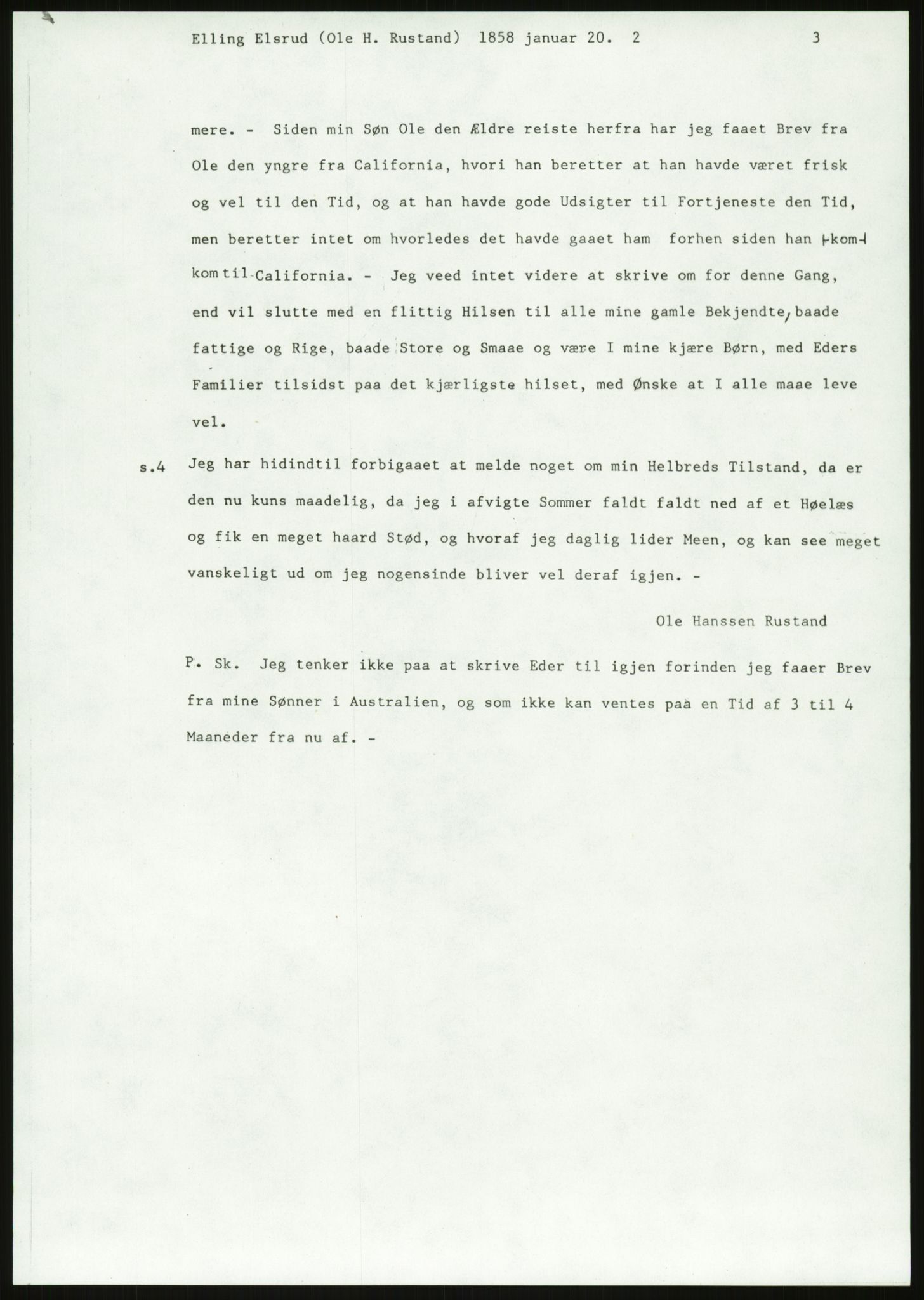 Samlinger til kildeutgivelse, Amerikabrevene, AV/RA-EA-4057/F/L0018: Innlån fra Buskerud: Elsrud, 1838-1914, p. 1177