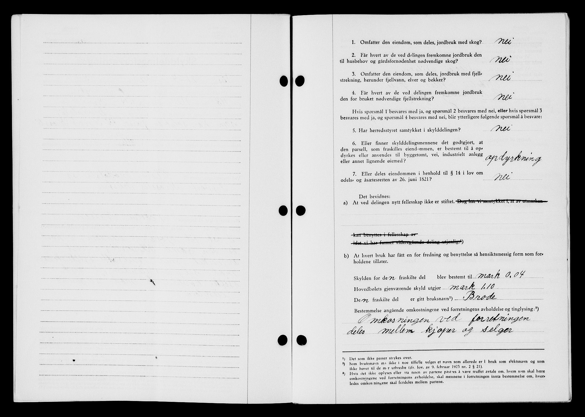 Flekkefjord sorenskriveri, AV/SAK-1221-0001/G/Gb/Gba/L0057: Mortgage book no. A-5, 1941-1942, Diary no: : 330/1942