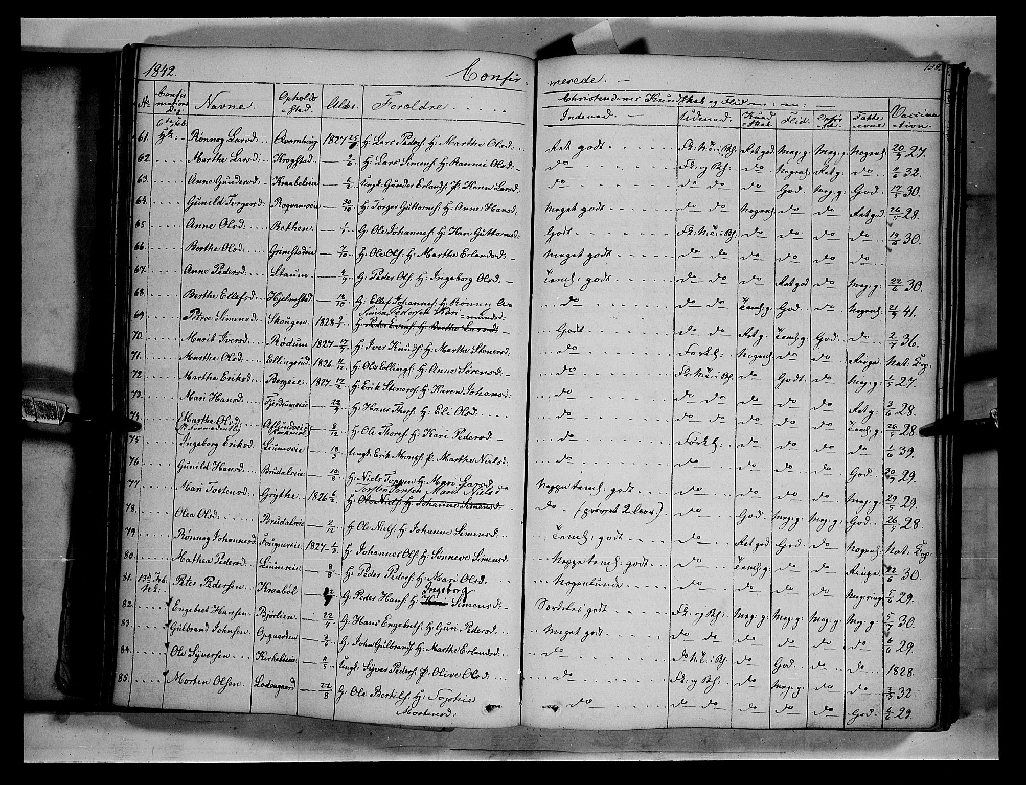 Gausdal prestekontor, AV/SAH-PREST-090/H/Ha/Haa/L0007: Parish register (official) no. 7, 1840-1850, p. 159