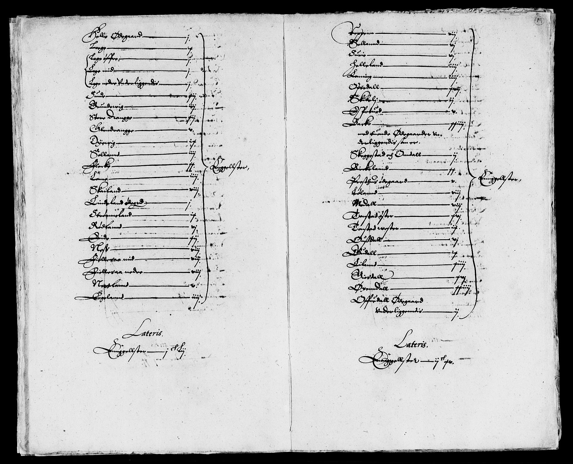 Rentekammeret inntil 1814, Reviderte regnskaper, Lensregnskaper, AV/RA-EA-5023/R/Rb/Rbr/L0006: Lista len, 1605-1621