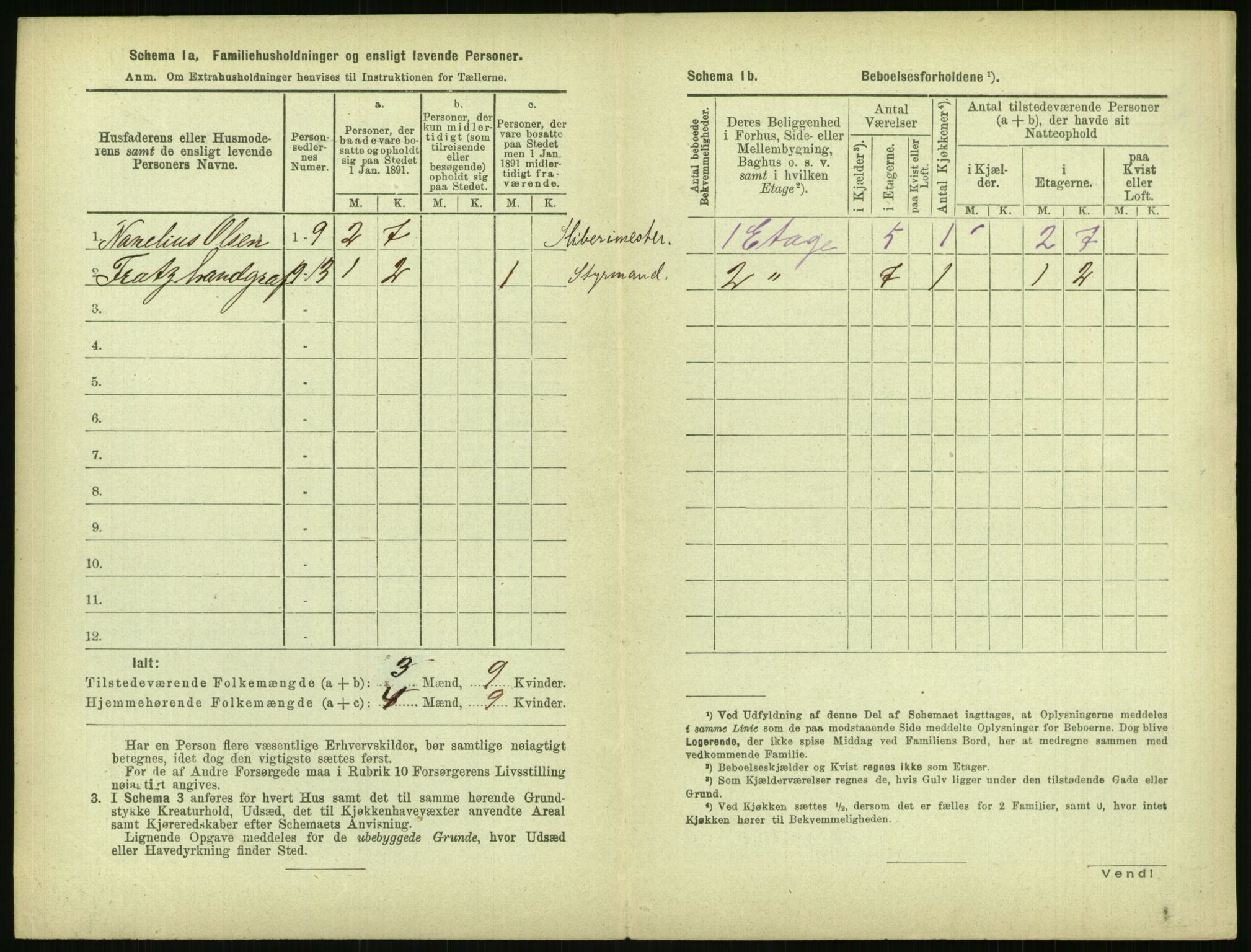 RA, 1891 census for 0806 Skien, 1891, p. 313