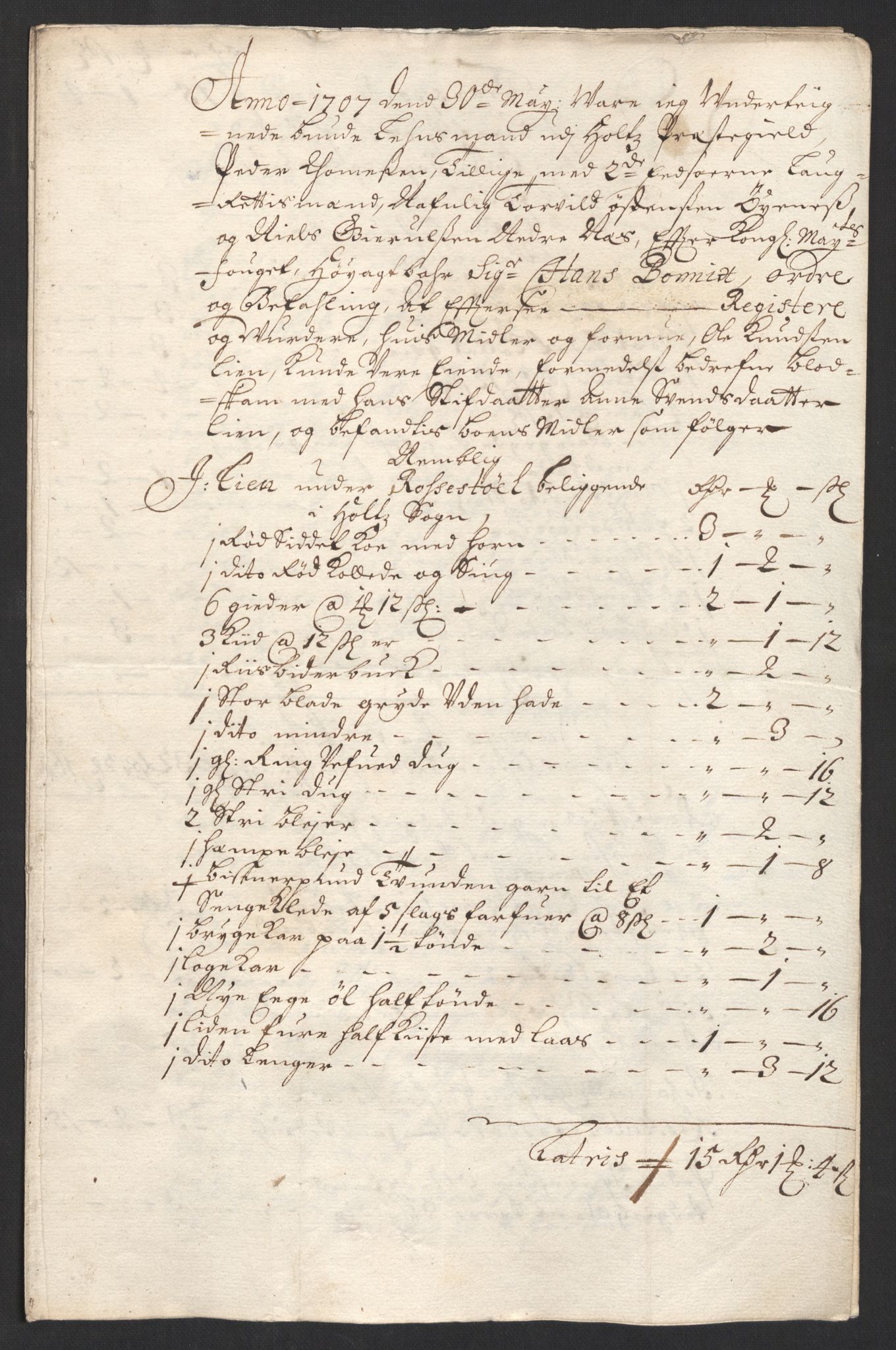 Rentekammeret inntil 1814, Reviderte regnskaper, Fogderegnskap, AV/RA-EA-4092/R39/L2318: Fogderegnskap Nedenes, 1706-1709, p. 140