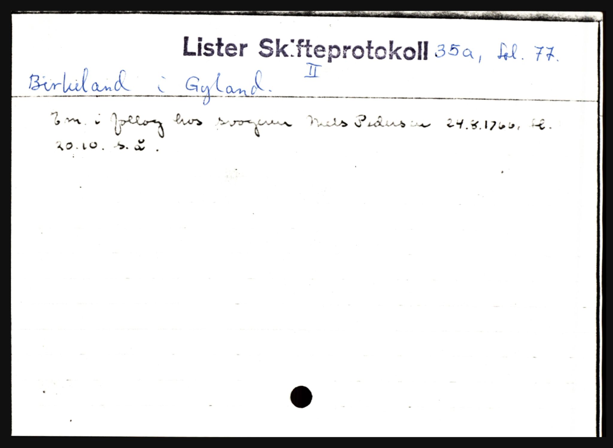 Lister sorenskriveri, AV/SAK-1221-0003/H, p. 1761