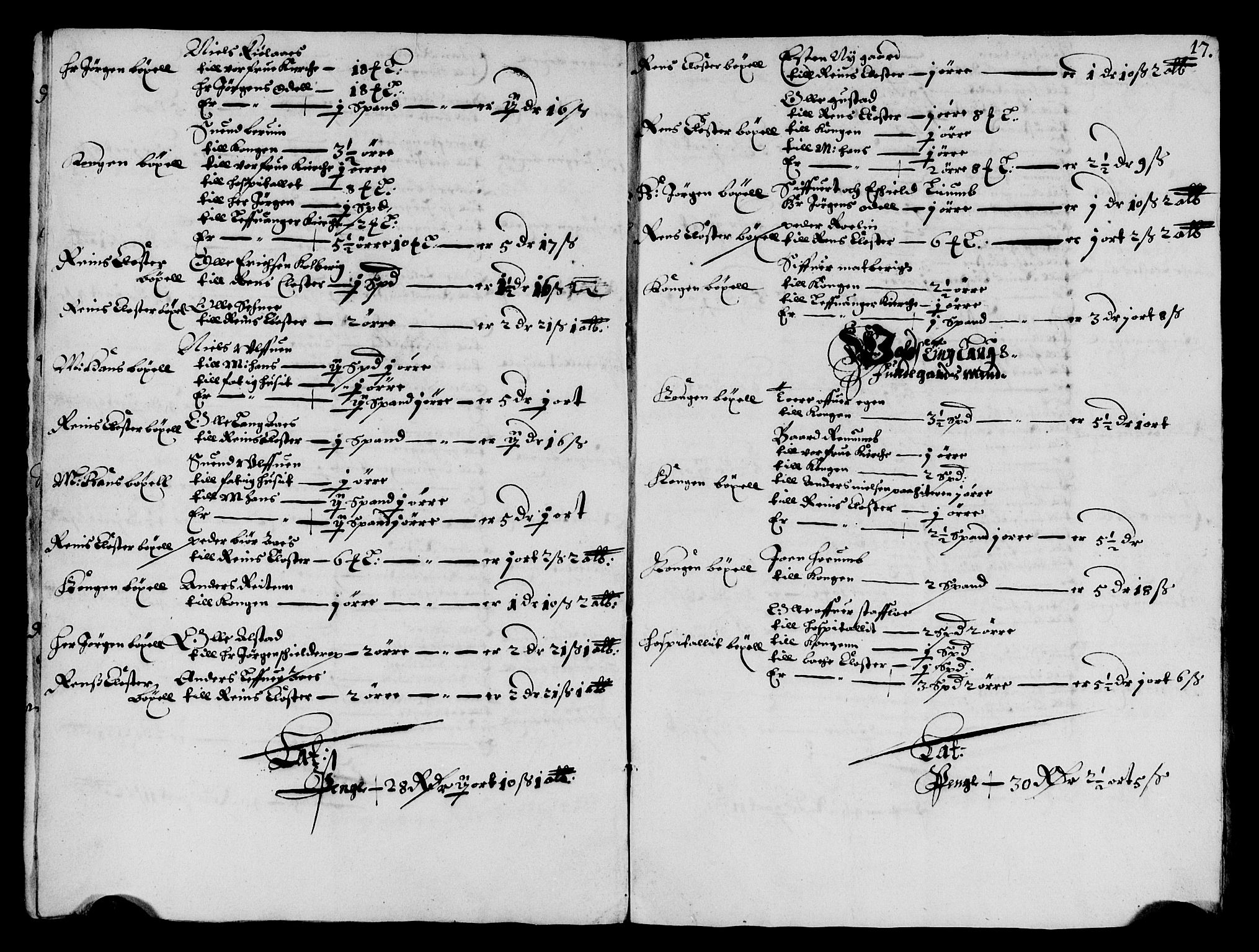 Rentekammeret inntil 1814, Reviderte regnskaper, Lensregnskaper, AV/RA-EA-5023/R/Rb/Rbw/L0127: Trondheim len, 1656-1657