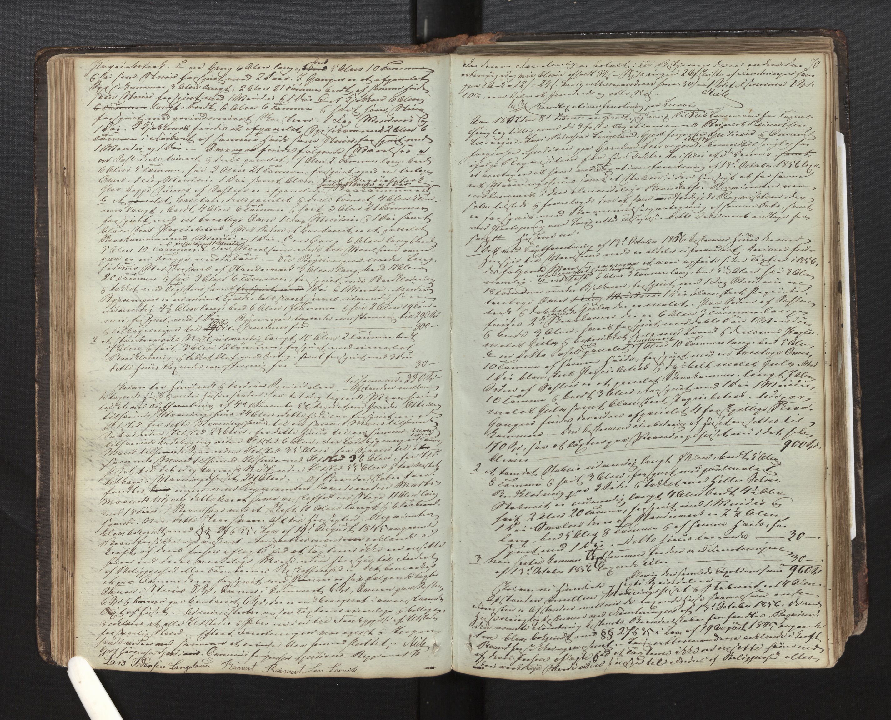 Lensmannen i Finnås, AV/SAB-A-31901/0012/L0001: Branntakstprotokoll, 1846-1888, p. 69b-70a