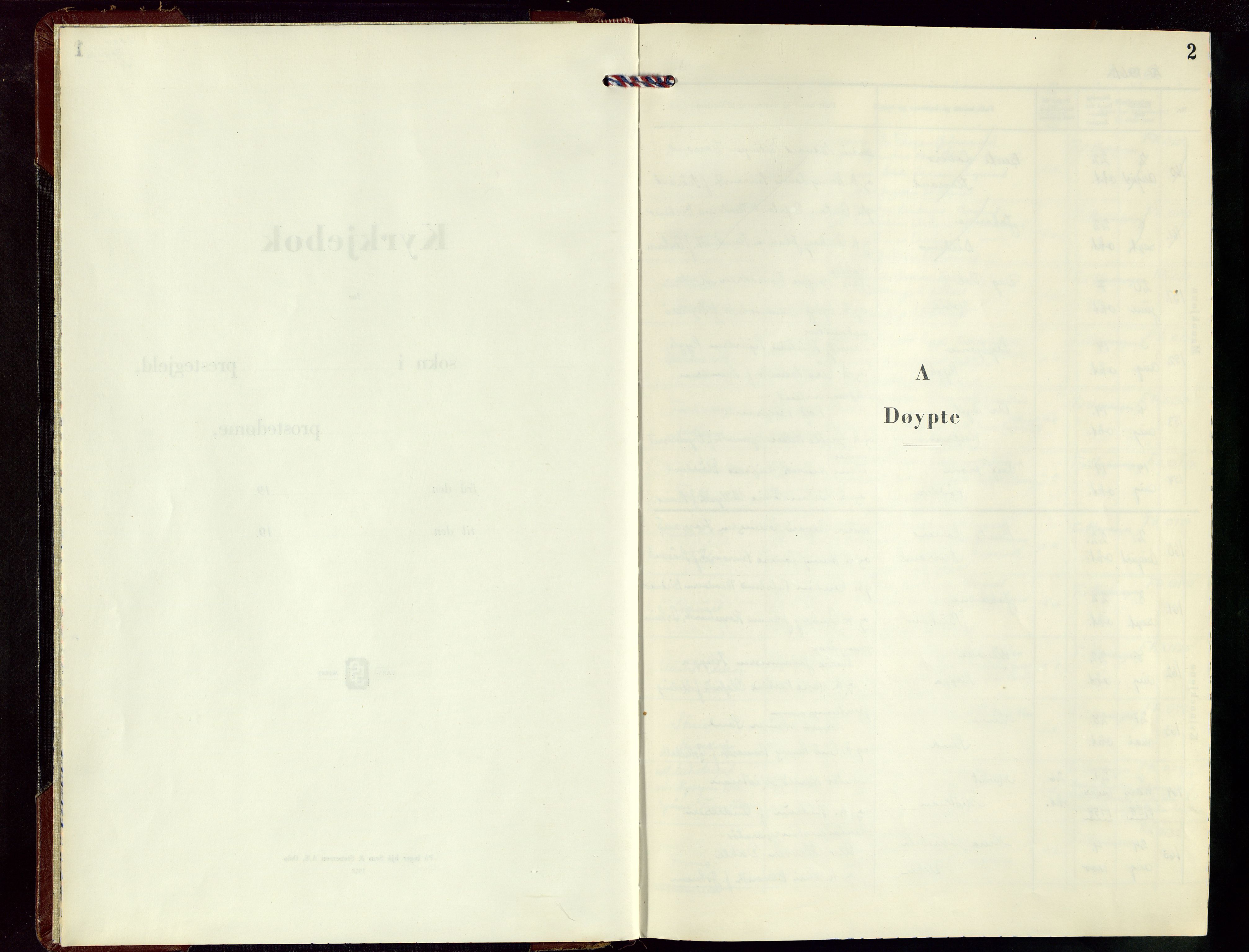 Hetland sokneprestkontor, SAST/A-101826/30/30BB/L0020: Parish register (copy) no. B 20, 1961-1966, p. 2