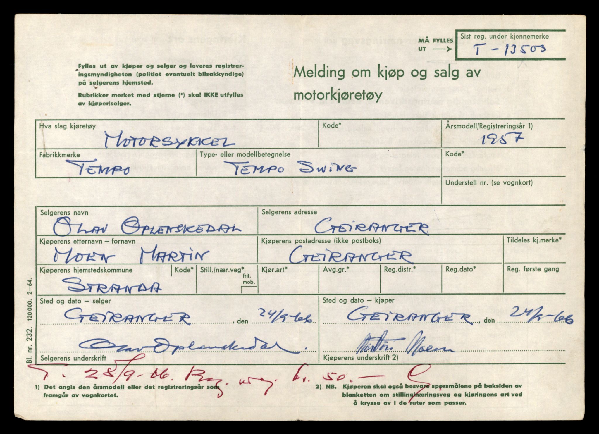Møre og Romsdal vegkontor - Ålesund trafikkstasjon, AV/SAT-A-4099/F/Fe/L0039: Registreringskort for kjøretøy T 13361 - T 13530, 1927-1998, p. 2534