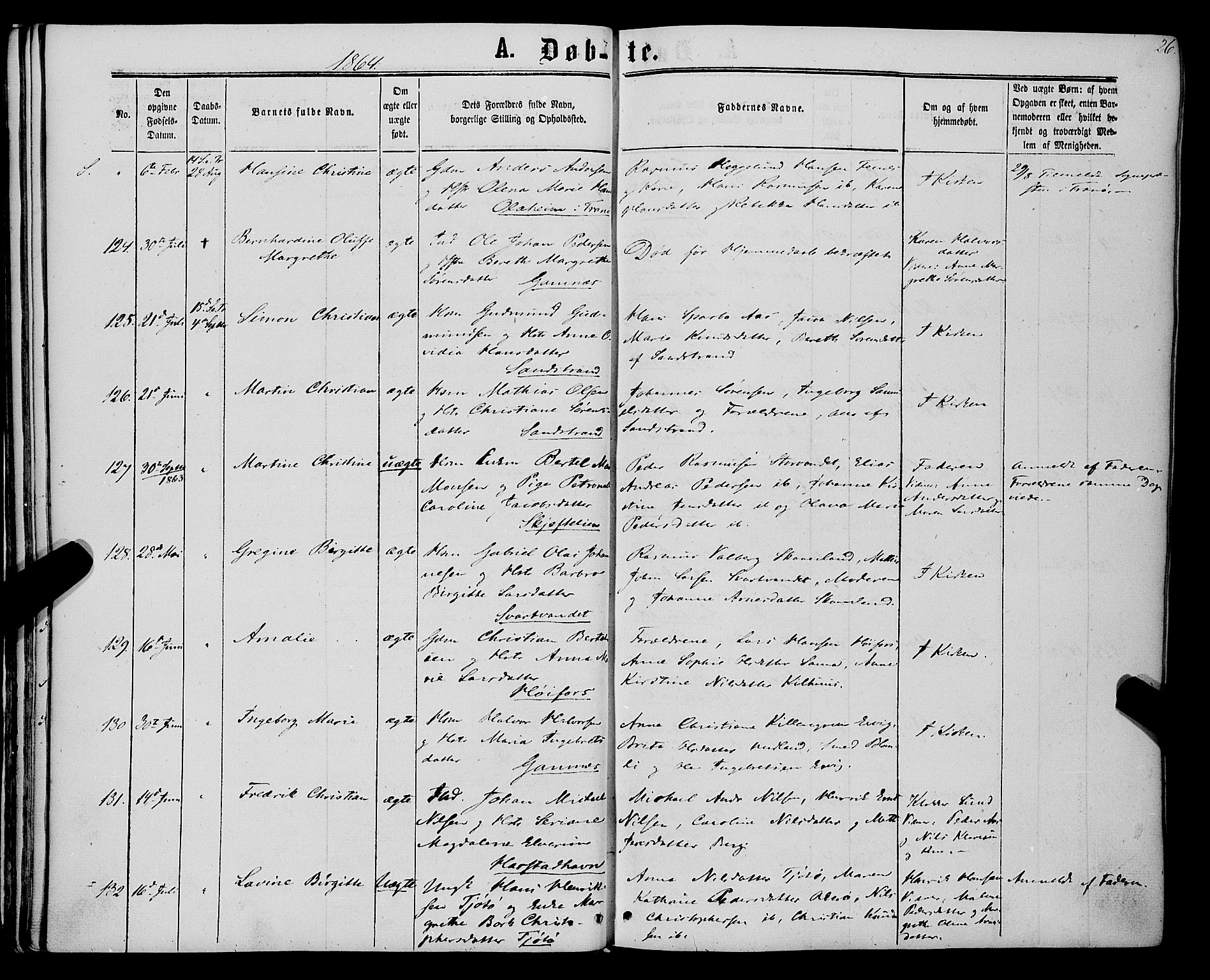 Trondenes sokneprestkontor, AV/SATØ-S-1319/H/Ha/L0012kirke: Parish register (official) no. 12, 1863-1870, p. 26