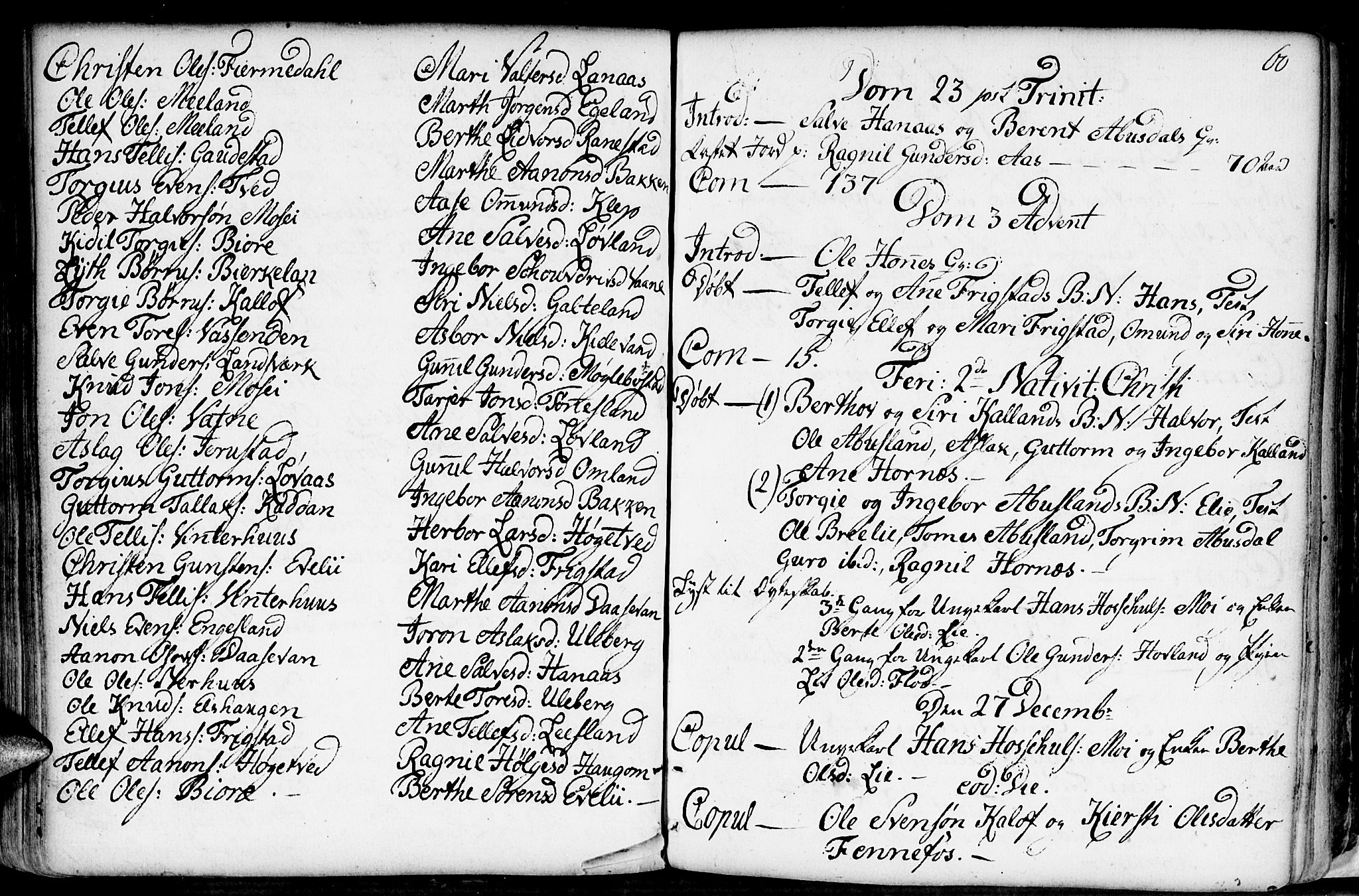 Evje sokneprestkontor, SAK/1111-0008/F/Fa/Fab/L0002: Parish register (official) no. A 2, 1765-1816, p. 60