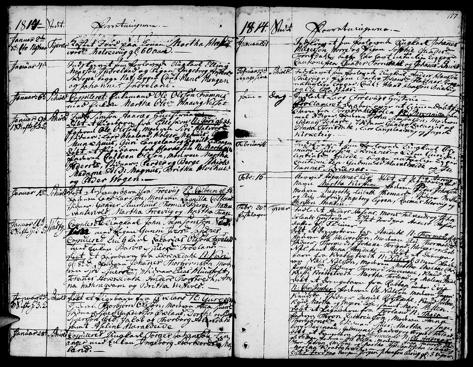 Skjold sokneprestkontor, AV/SAST-A-101847/H/Ha/Haa/L0002: Parish register (official) no. A 2, 1786-1815, p. 177