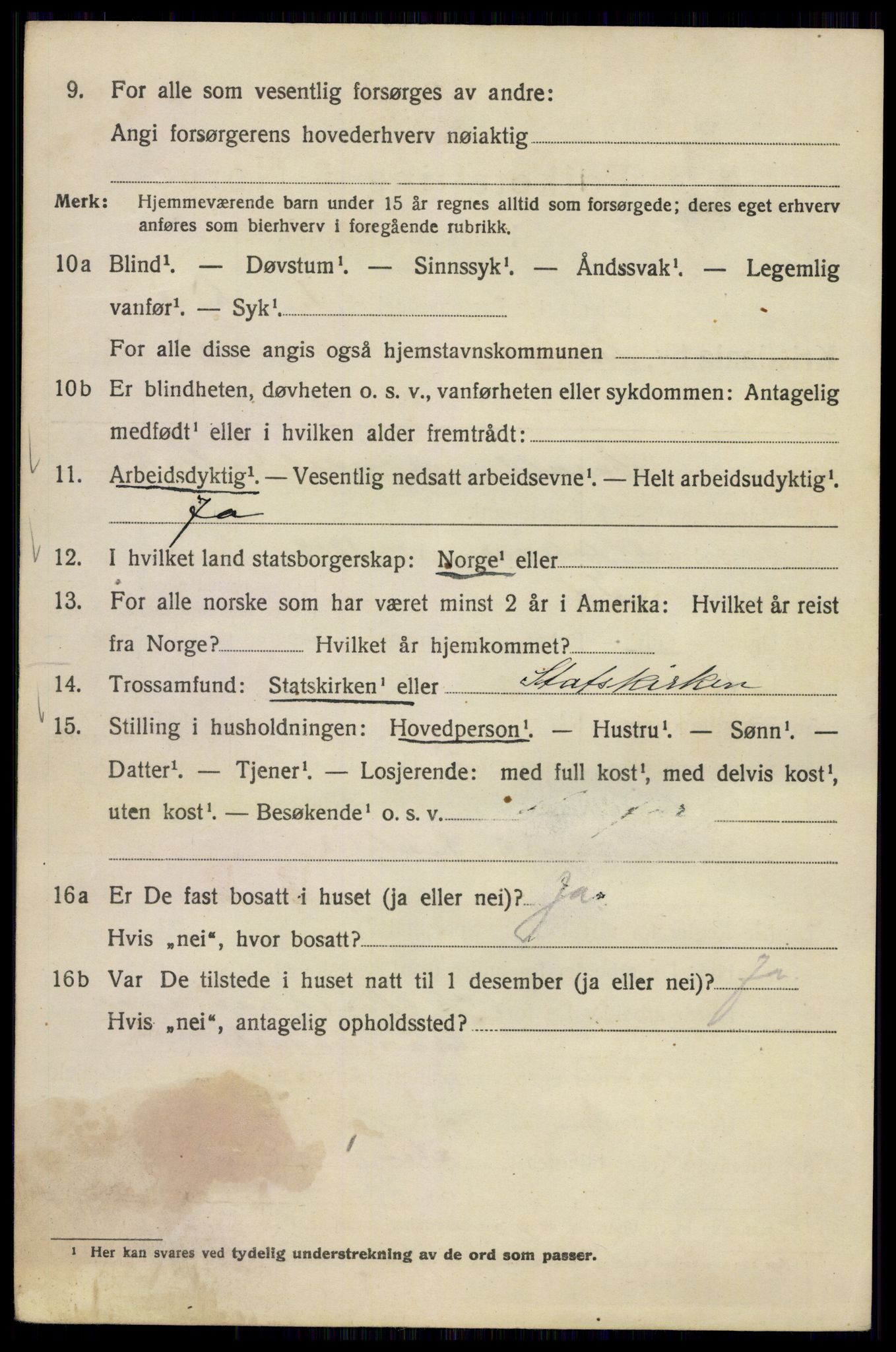 SAO, 1920 census for Kristiania, 1920, p. 573264