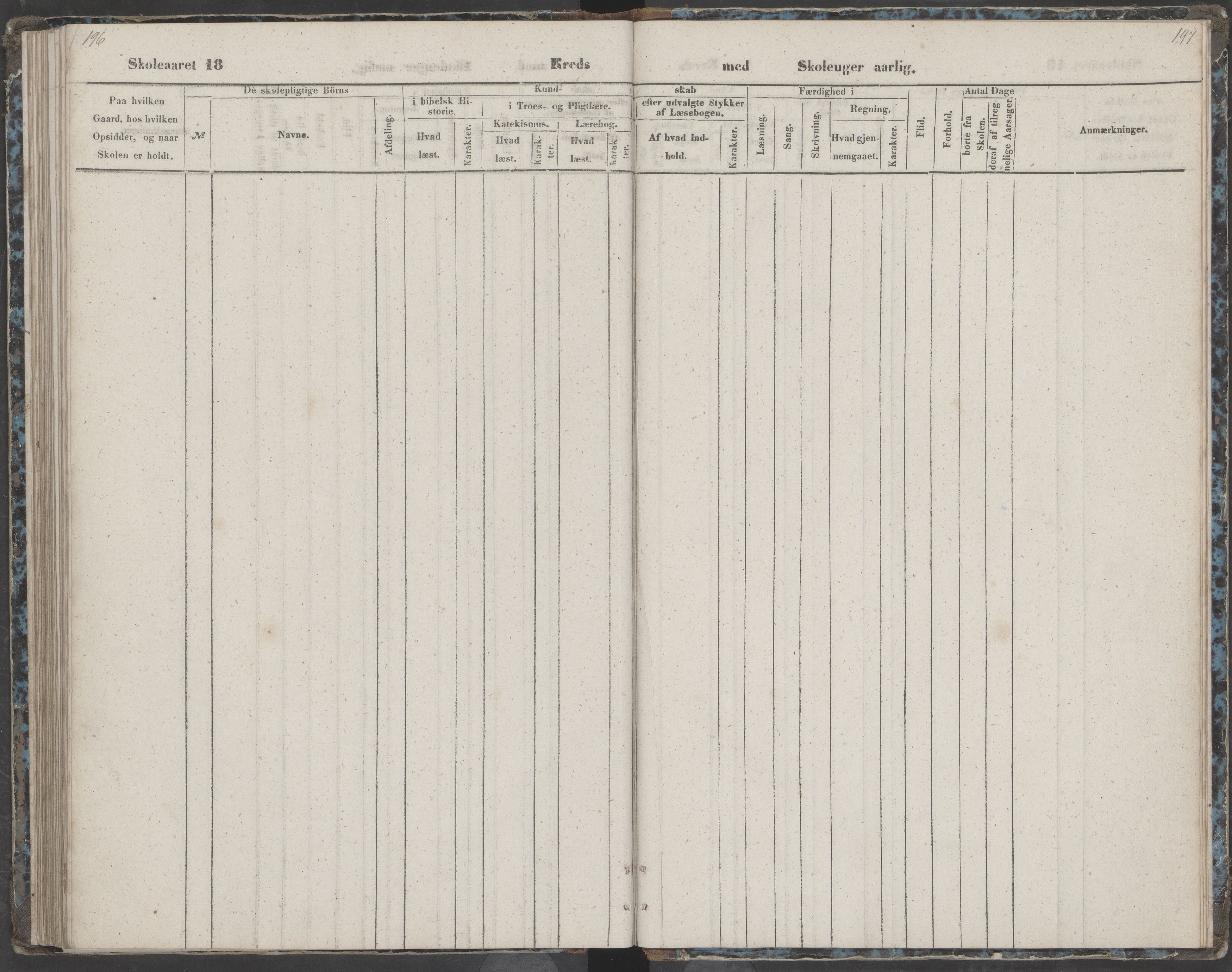 Dønna kommune. Dønnes fastskole, AIN/K-18270.510.01/442/L0002: Skoleprotokoll, 1864-1871