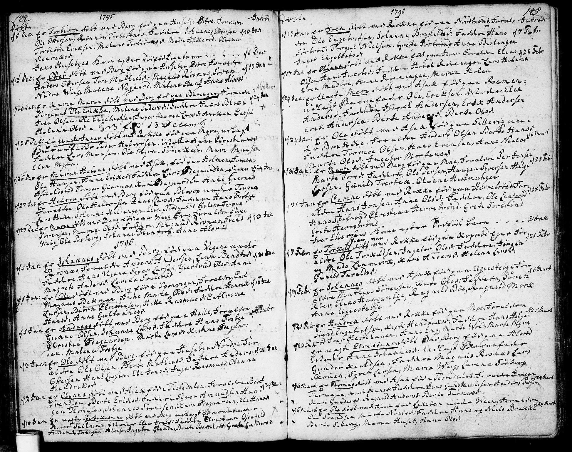 Berg prestekontor Kirkebøker, SAO/A-10902/F/Fa/L0001: Parish register (official) no. I 1, 1770-1814, p. 144-145