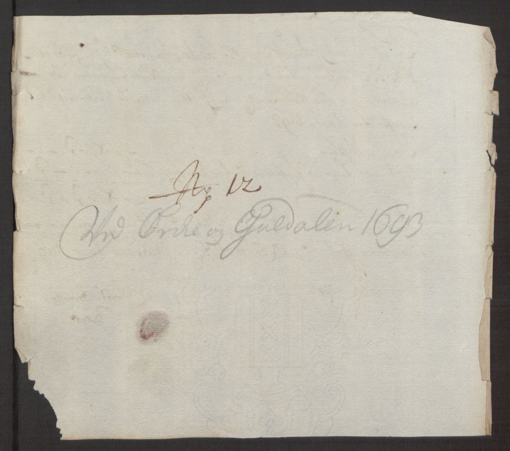 Rentekammeret inntil 1814, Reviderte regnskaper, Fogderegnskap, RA/EA-4092/R58/L3938: Fogderegnskap Orkdal, 1693, p. 203