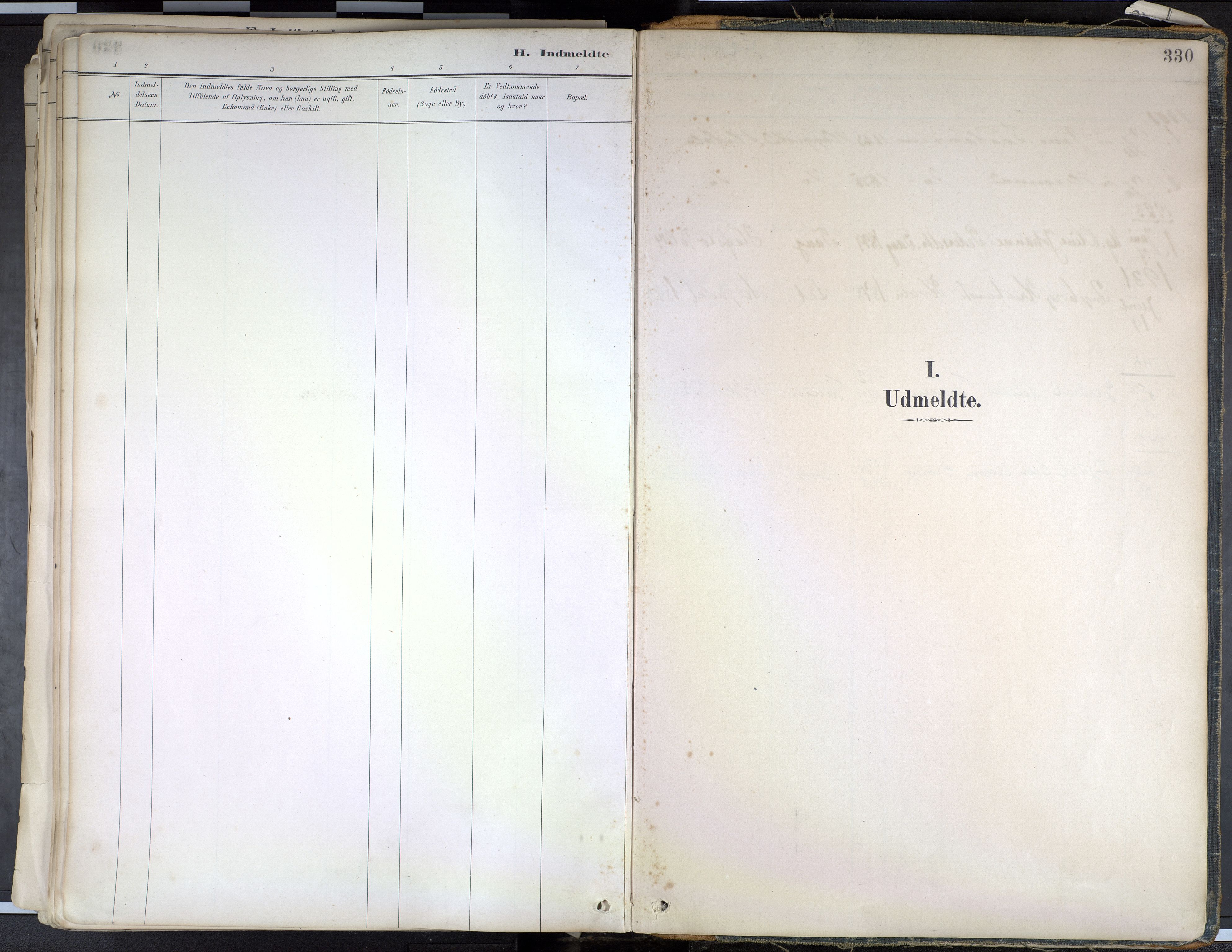 Hafslo sokneprestembete, SAB/A-80301/H/Haa/Haab/L0001: Parish register (official) no. B 1, 1886-1945, p. 330