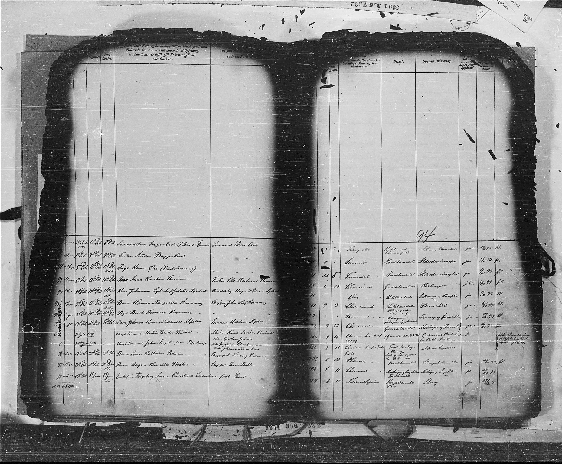 Ministerialprotokoller, klokkerbøker og fødselsregistre - Møre og Romsdal, AV/SAT-A-1454/572/L0853: Parish register (official) no. 572A16, 1880-1901, p. 94