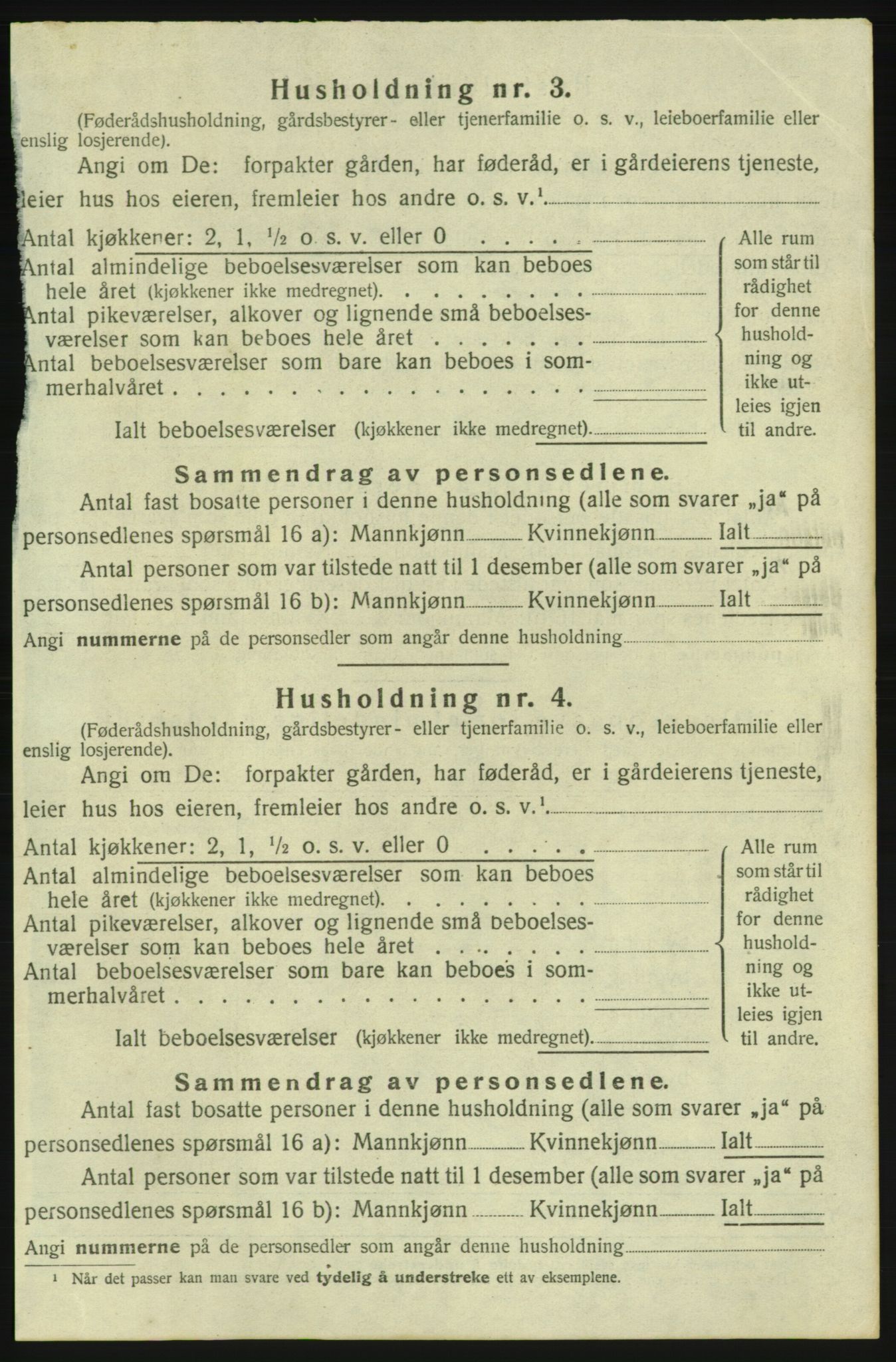 SAB, 1920 census for Skånevik, 1920, p. 990