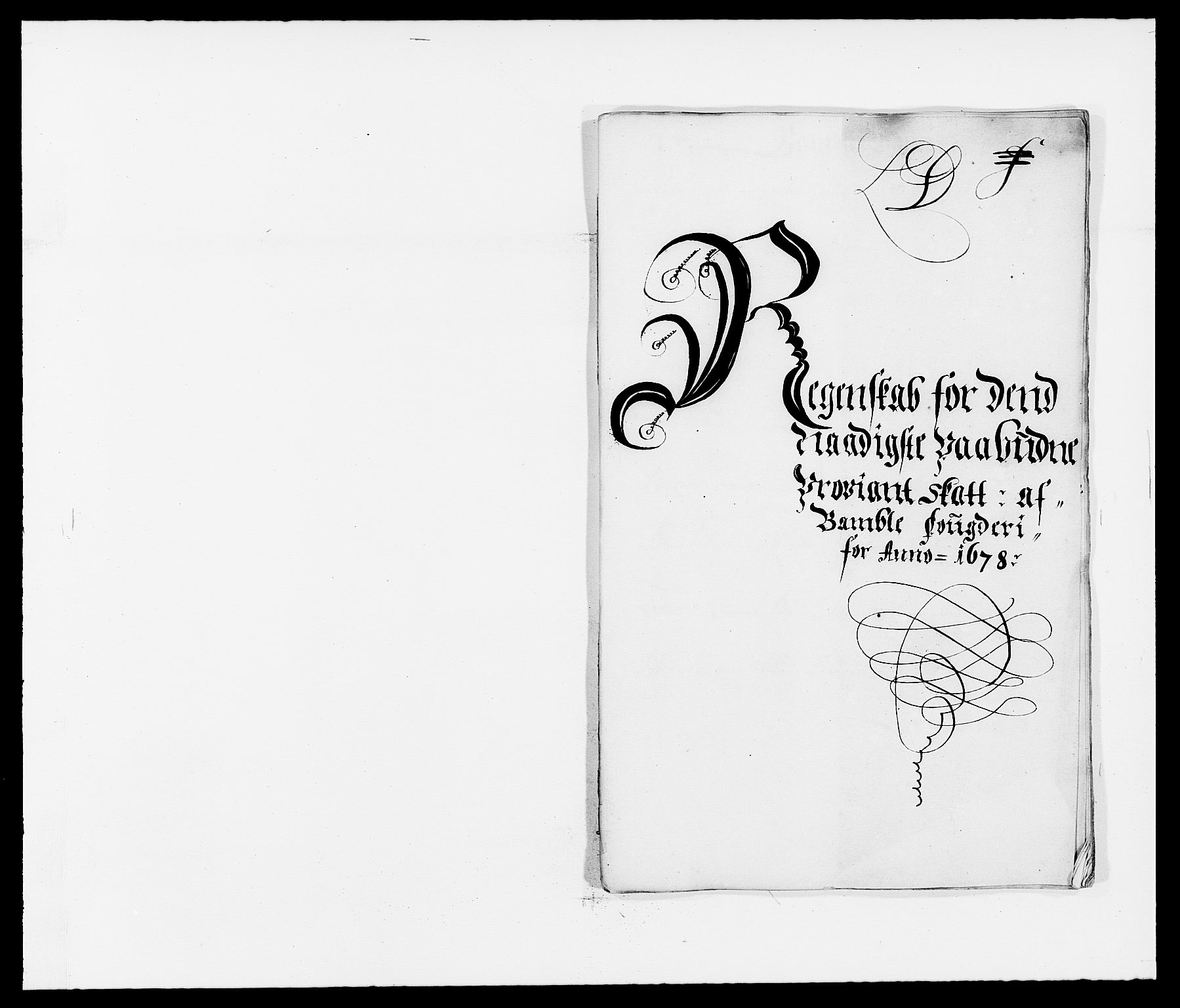 Rentekammeret inntil 1814, Reviderte regnskaper, Fogderegnskap, RA/EA-4092/R34/L2044: Fogderegnskap Bamble, 1678-1679, p. 83