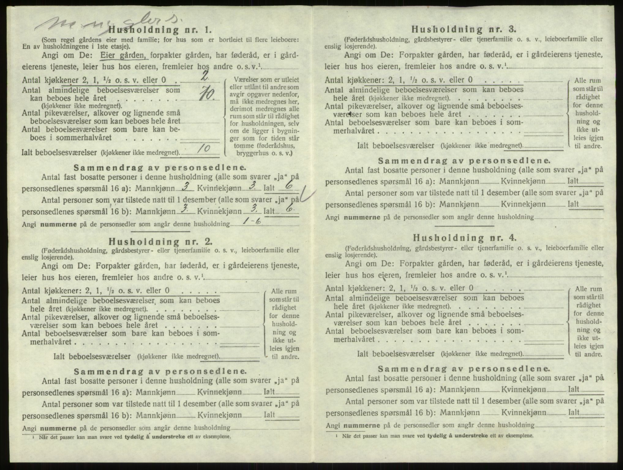 SAO, 1920 census for Skjeberg, 1920, p. 297