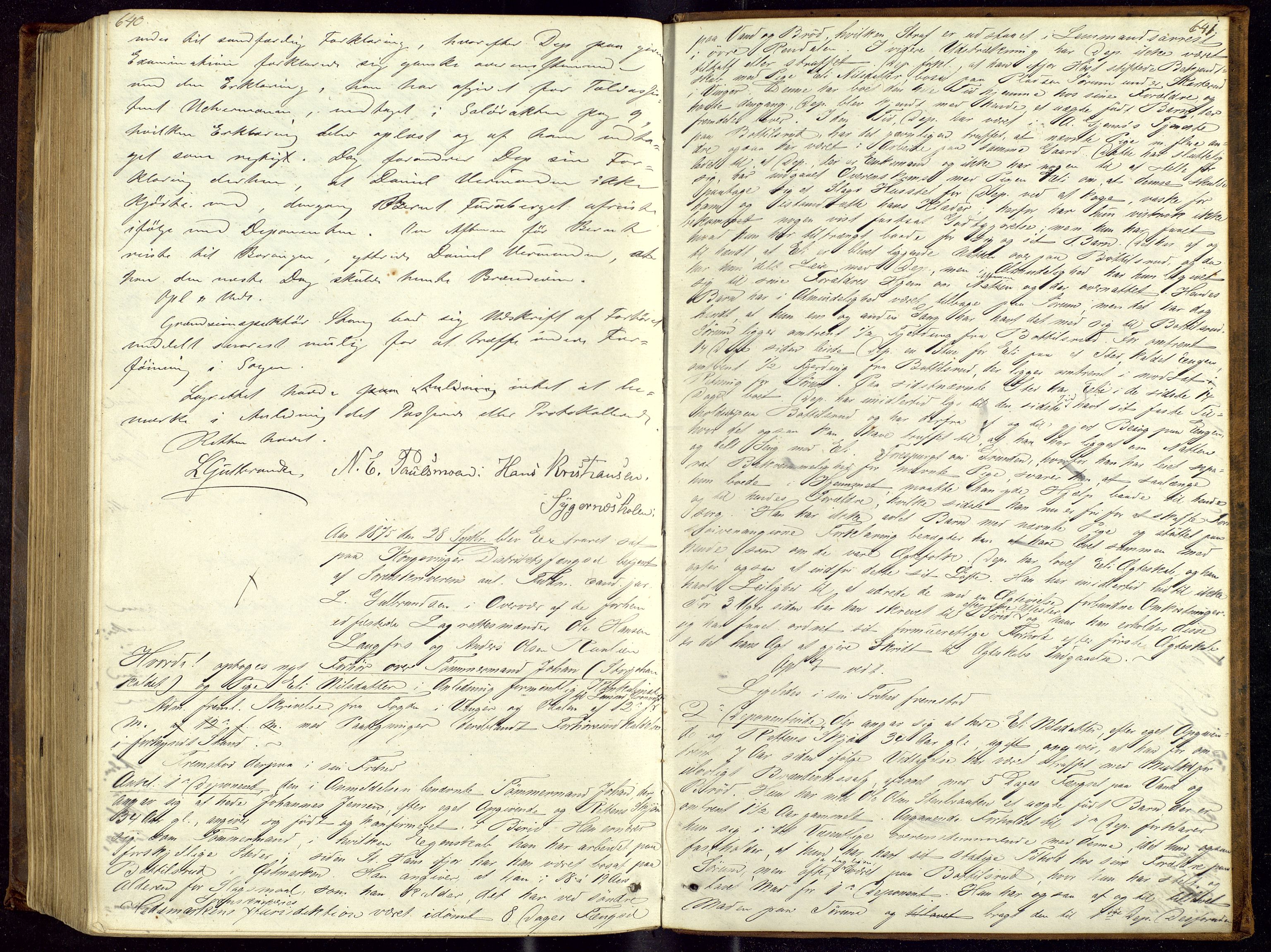Vinger og Odal sorenskriveri, AV/SAH-TING-022/G/Gc/Gca/L0012: Ekstrarettsprotokoll - Vinger og Eidskog, 1870-1875, p. 640-641