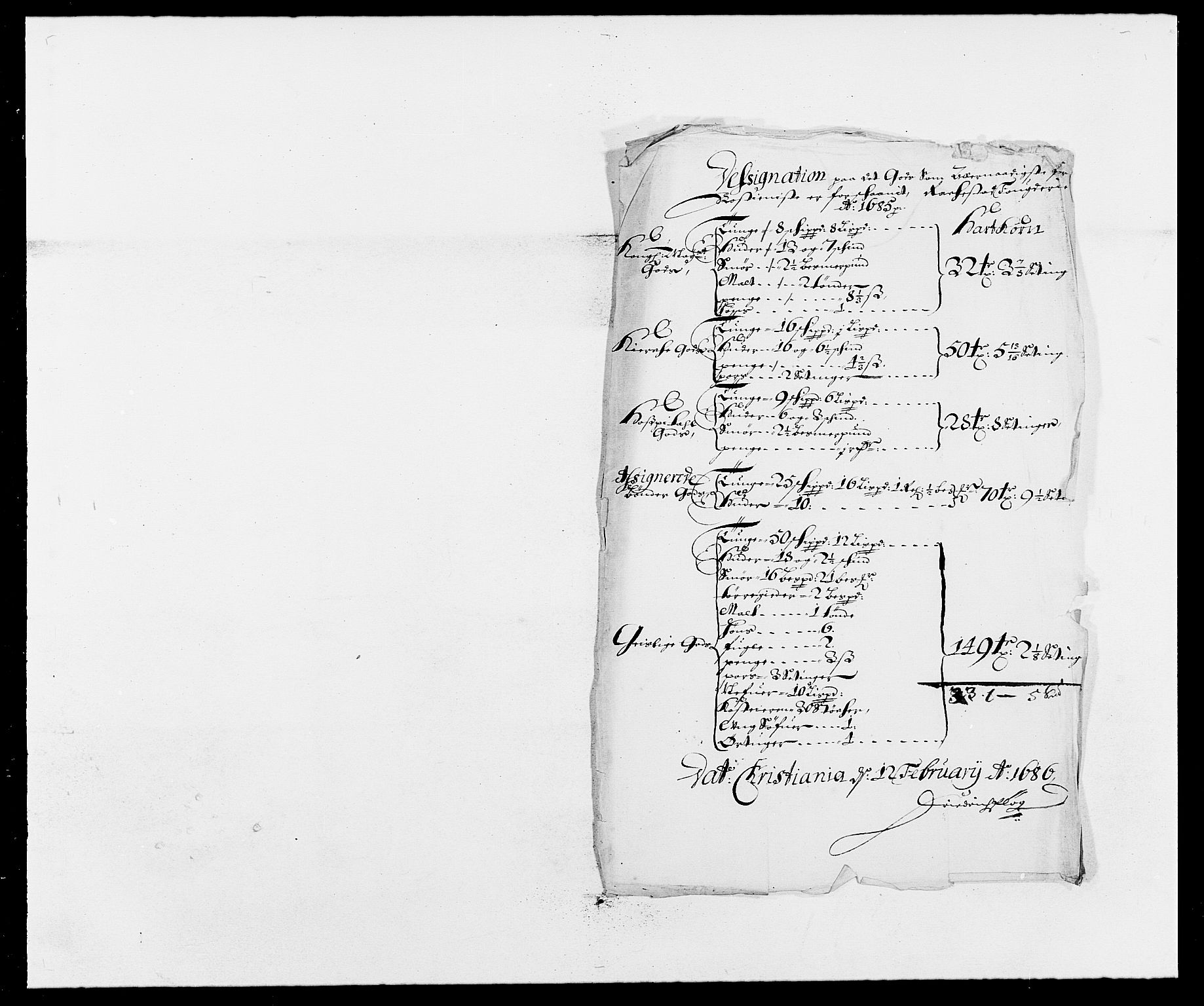 Rentekammeret inntil 1814, Reviderte regnskaper, Fogderegnskap, RA/EA-4092/R05/L0275: Fogderegnskap Rakkestad, 1685-1686, p. 135