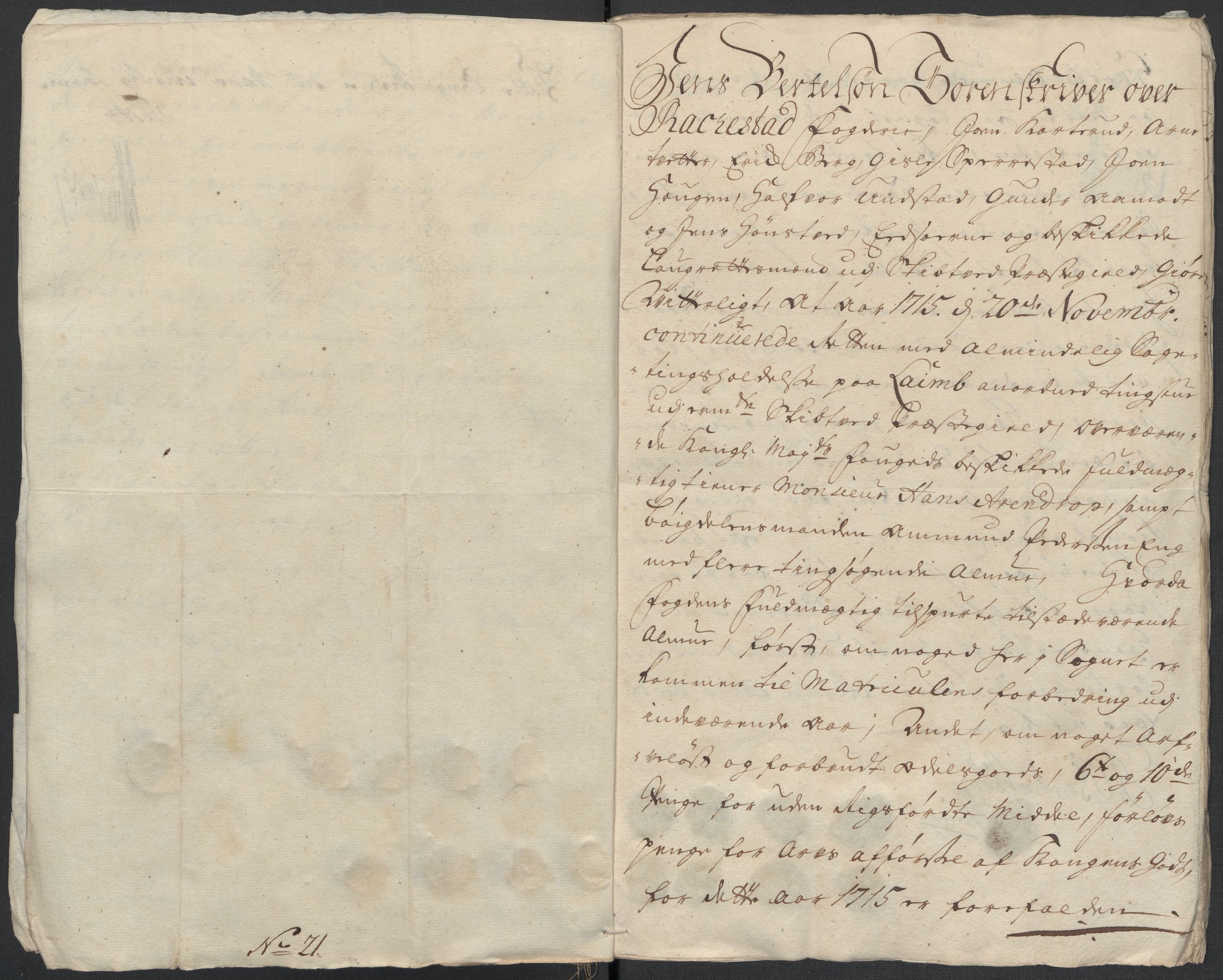 Rentekammeret inntil 1814, Reviderte regnskaper, Fogderegnskap, AV/RA-EA-4092/R07/L0310: Fogderegnskap Rakkestad, Heggen og Frøland, 1715, p. 46