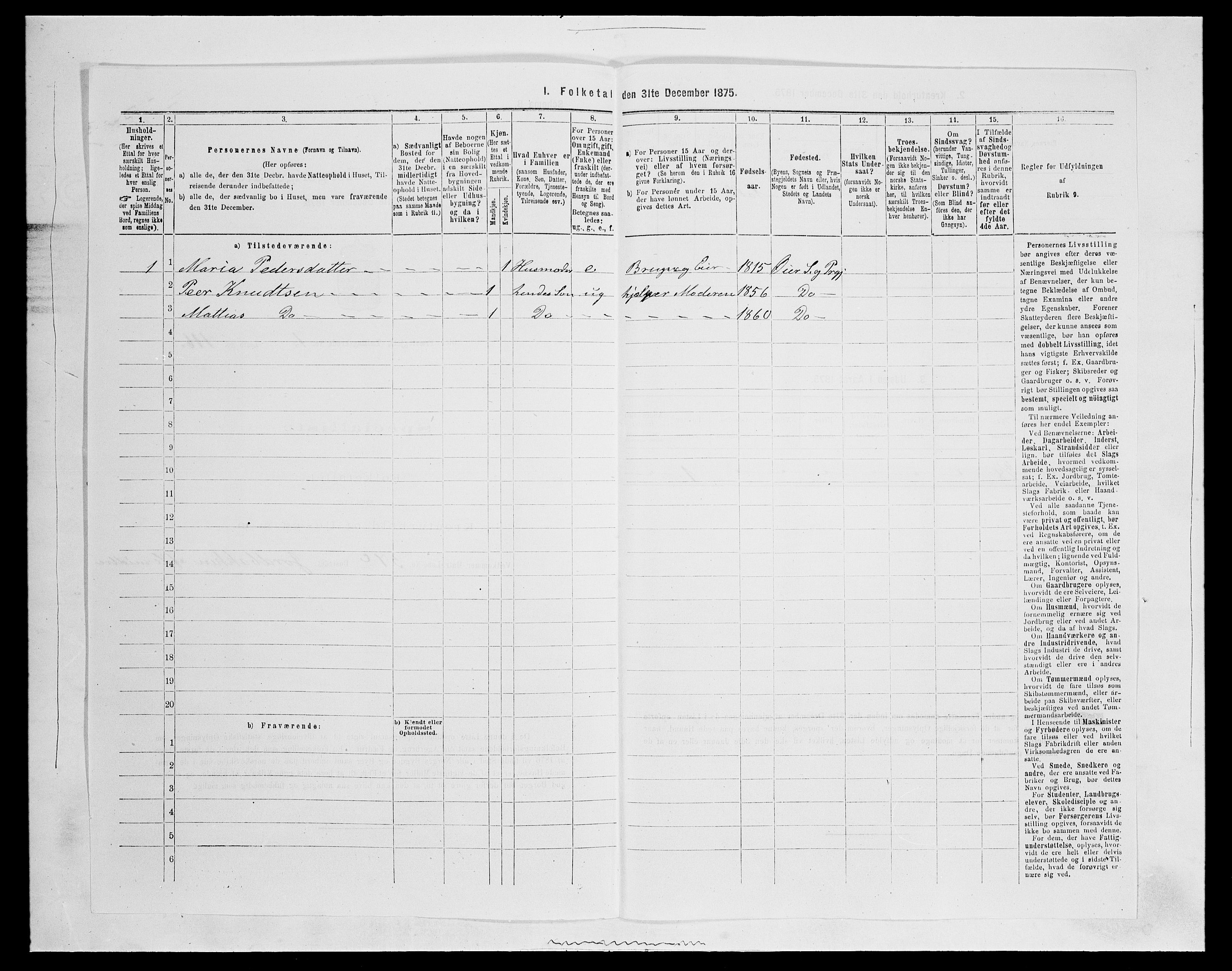 SAH, 1875 census for 0521P Øyer, 1875, p. 322