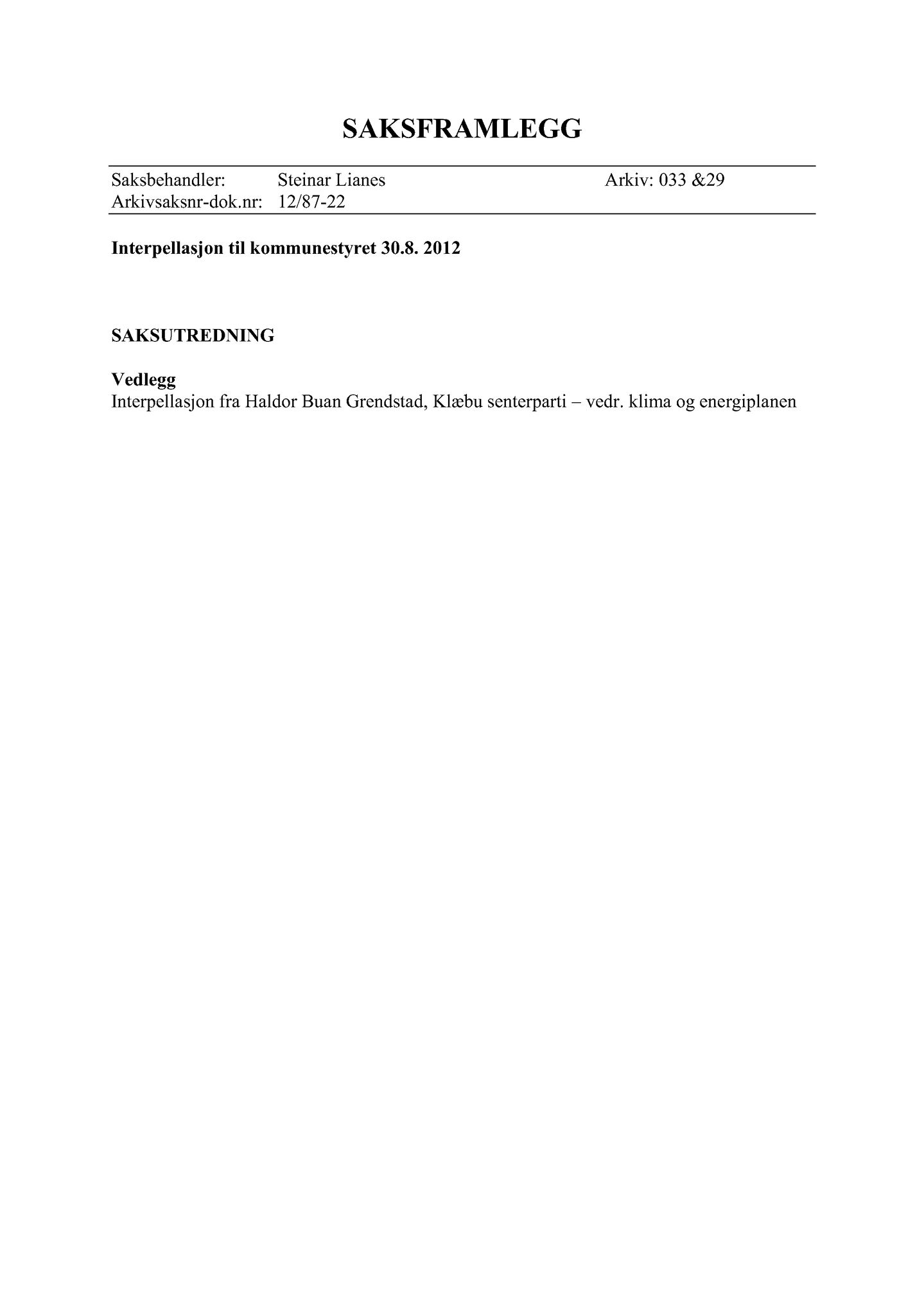 Klæbu Kommune, TRKO/KK/01-KS/L005: Kommunestyret - Møtedokumenter, 2012, p. 1488