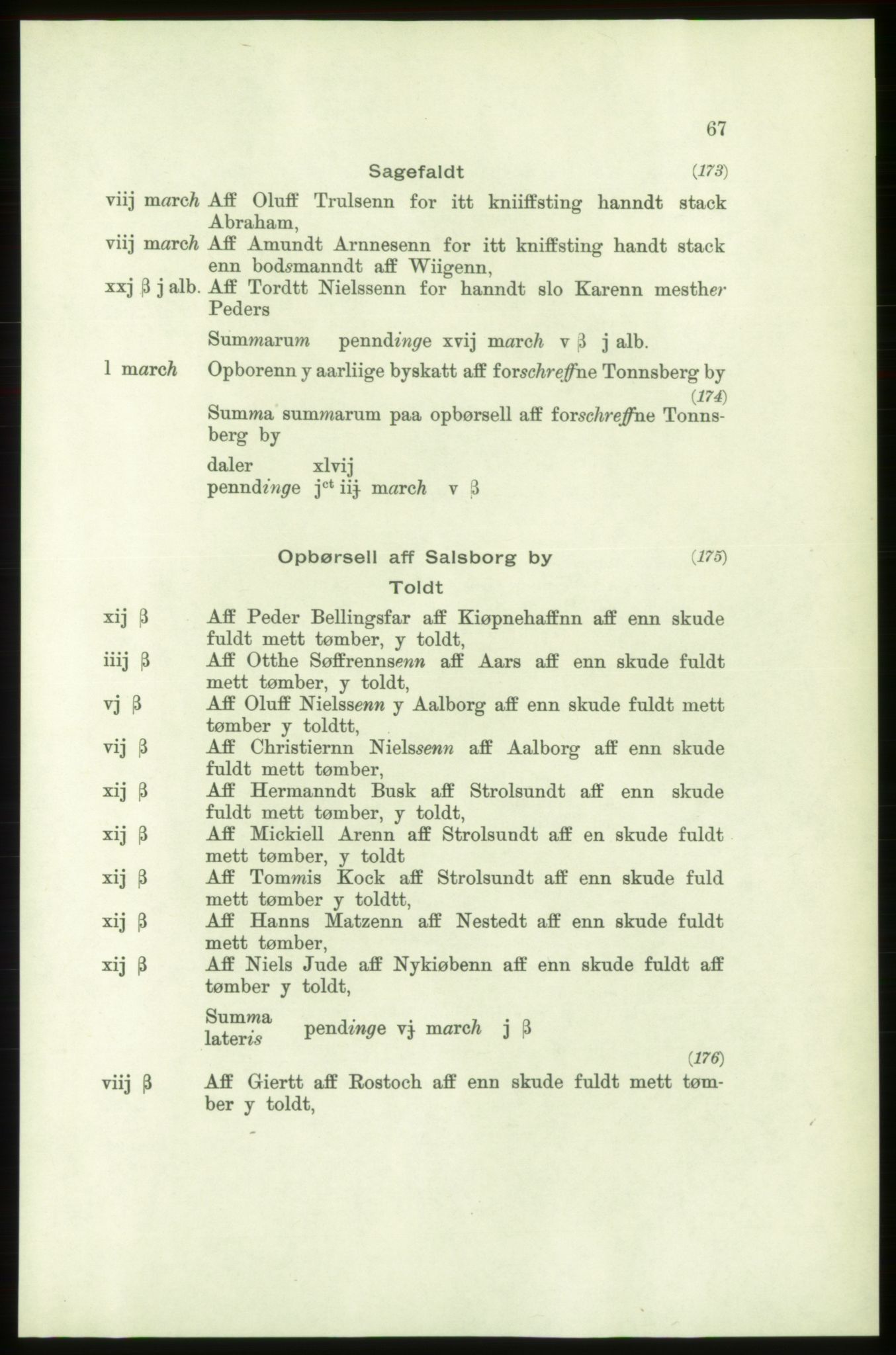 Publikasjoner utgitt av Arkivverket, PUBL/PUBL-001/C/0001: Bind 1: Rekneskap for Akershus len 1557-1558, 1557-1558, p. 67