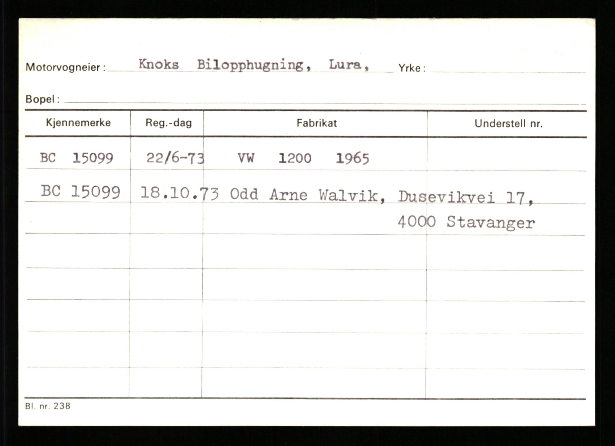 Stavanger trafikkstasjon, AV/SAST-A-101942/0/G/L0003: Registreringsnummer: 10466 - 15496, 1930-1971, p. 2946