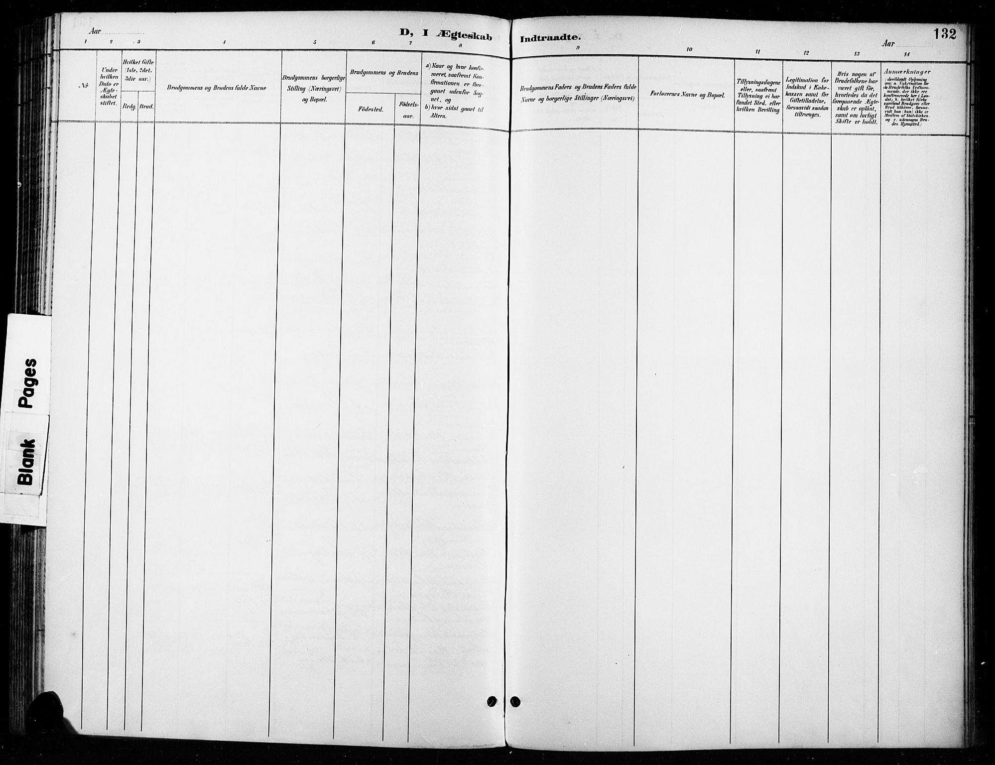 Vardal prestekontor, SAH/PREST-100/H/Ha/Haa/L0011: Parish register (official) no. 11, 1891-1901, p. 132
