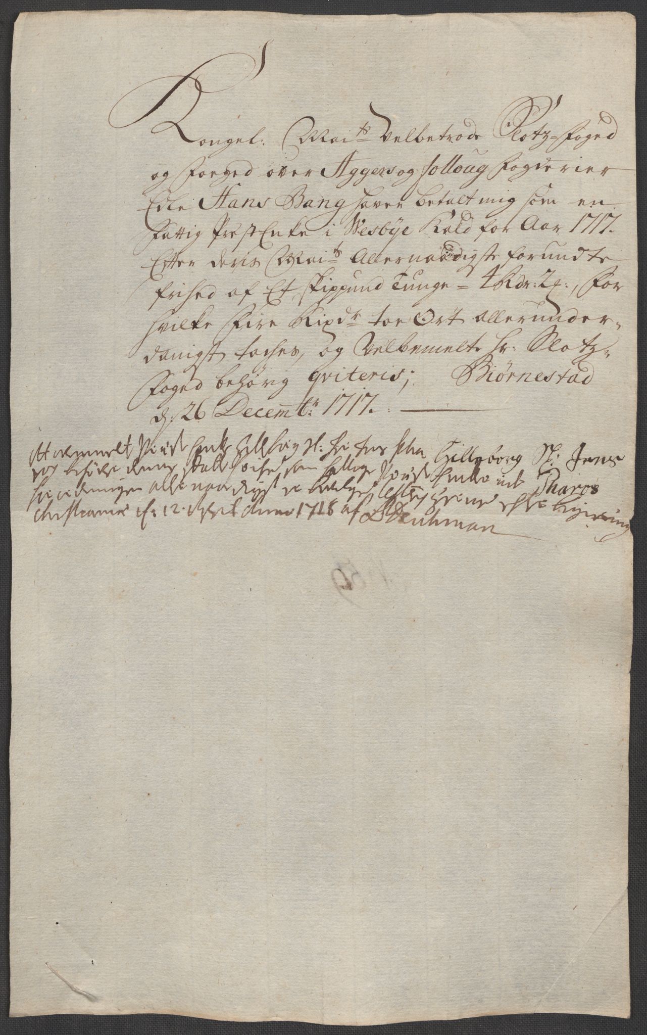 Rentekammeret inntil 1814, Reviderte regnskaper, Fogderegnskap, AV/RA-EA-4092/R10/L0455: Fogderegnskap Aker og Follo, 1717, p. 315