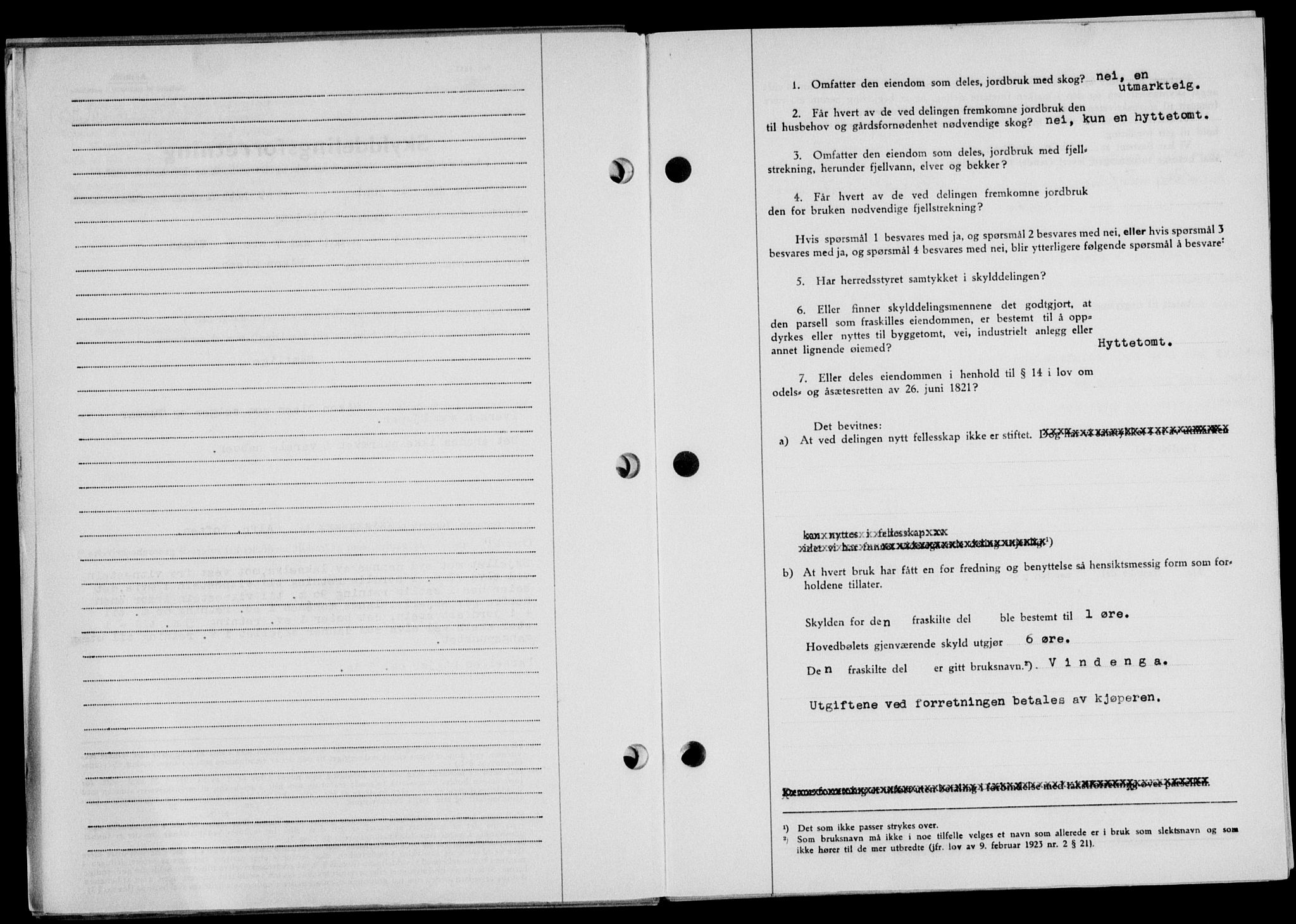 Lofoten sorenskriveri, SAT/A-0017/1/2/2C/L0021a: Mortgage book no. 21a, 1949-1949, Diary no: : 1505/1949