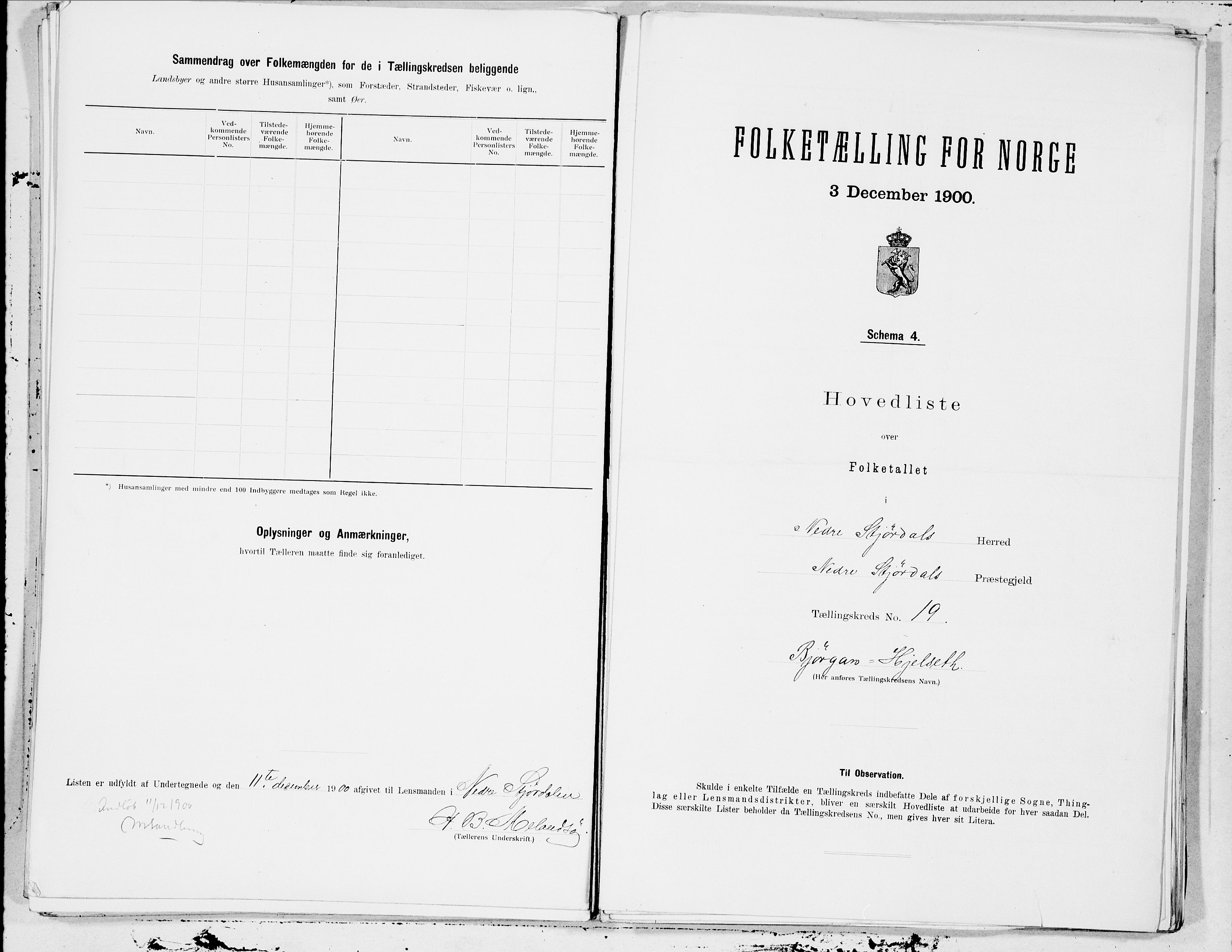 SAT, 1900 census for Nedre Stjørdal, 1900, p. 39