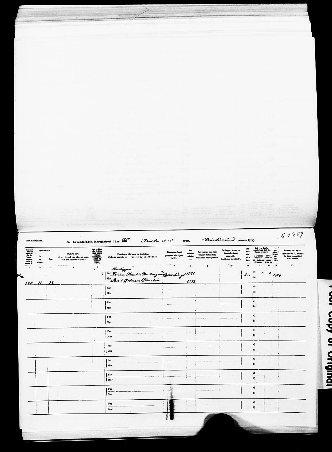 Ministerialprotokoller, klokkerbøker og fødselsregistre - Møre og Romsdal, AV/SAT-A-1454/572/L0861: Parish register (official) no. 572D05, 1913-1920