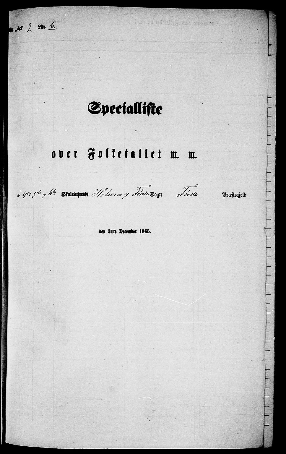 RA, 1865 census for Førde, 1865, p. 47