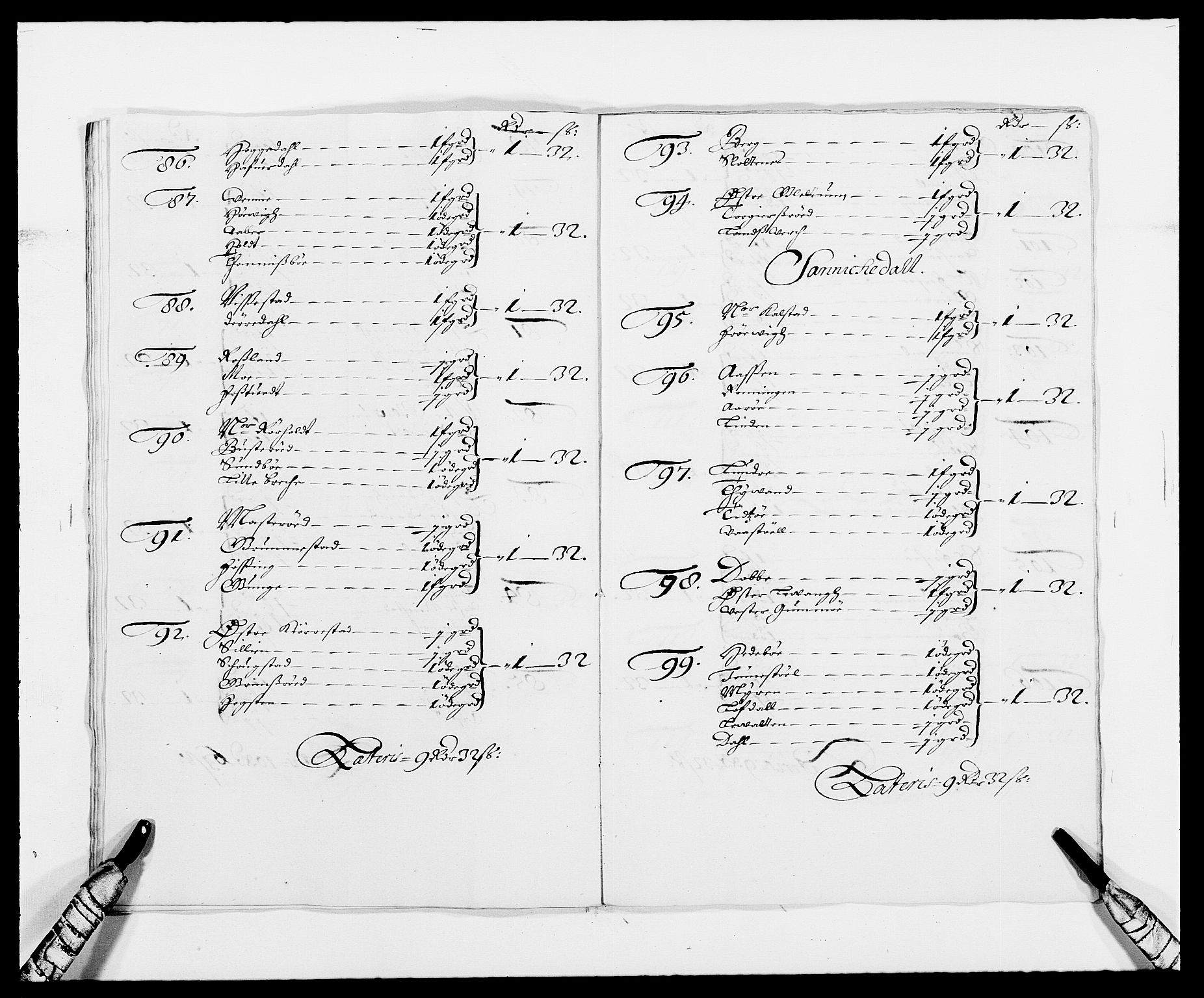 Rentekammeret inntil 1814, Reviderte regnskaper, Fogderegnskap, AV/RA-EA-4092/R34/L2048: Fogderegnskap Bamble, 1685-1687, p. 123