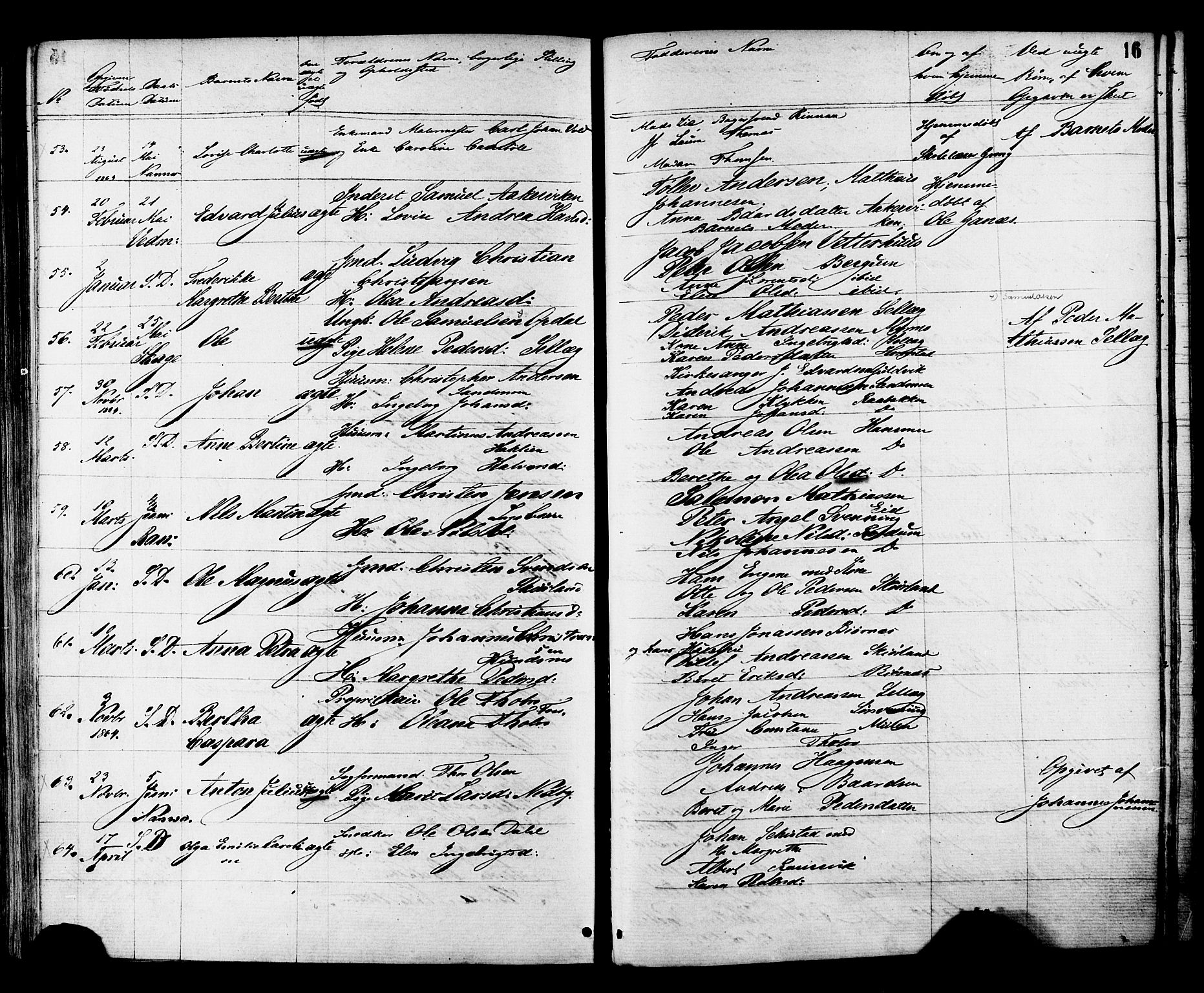 Ministerialprotokoller, klokkerbøker og fødselsregistre - Nord-Trøndelag, AV/SAT-A-1458/764/L0553: Parish register (official) no. 764A08, 1858-1880, p. 16