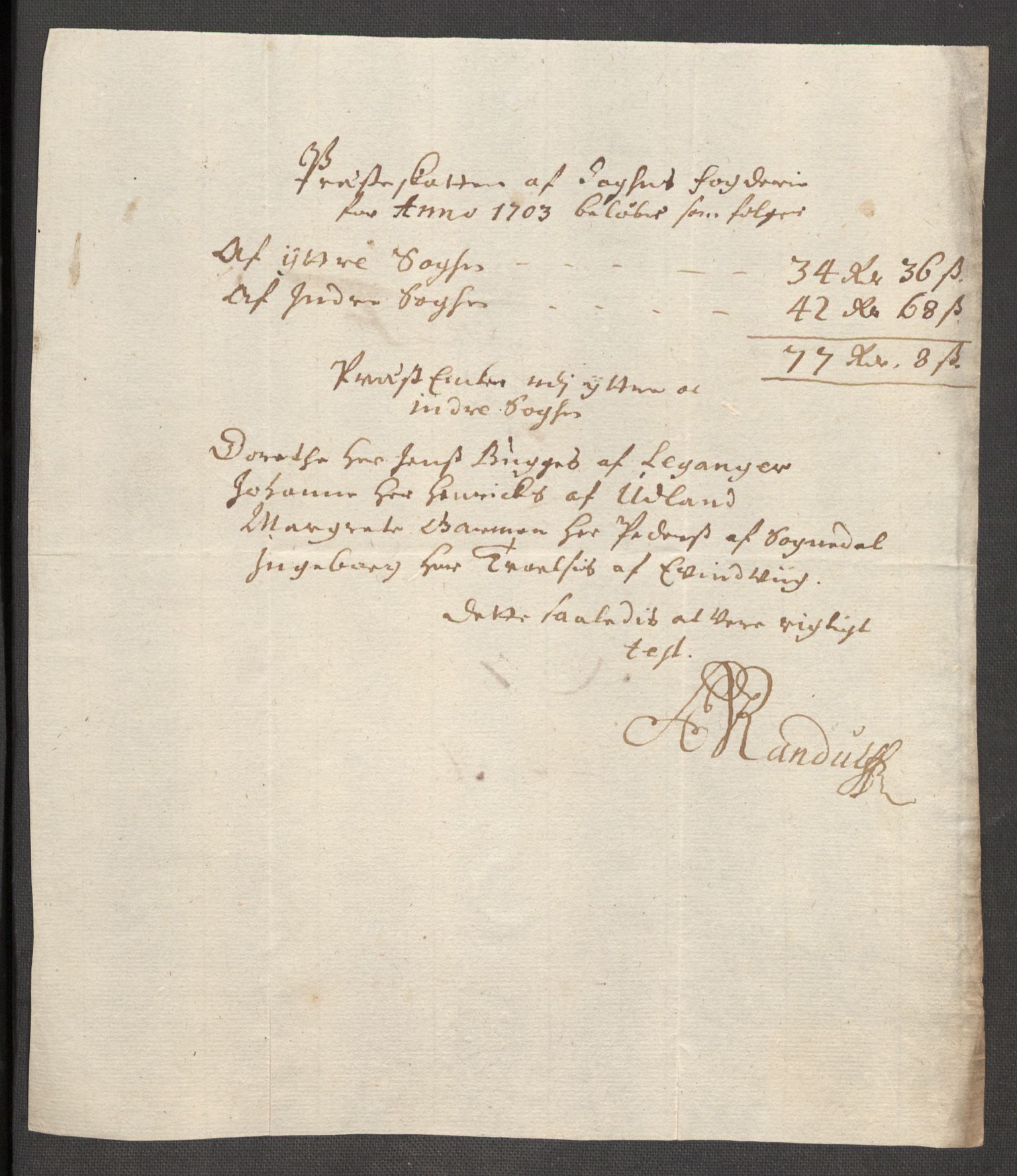 Rentekammeret inntil 1814, Reviderte regnskaper, Fogderegnskap, RA/EA-4092/R52/L3313: Fogderegnskap Sogn, 1703-1704, p. 136