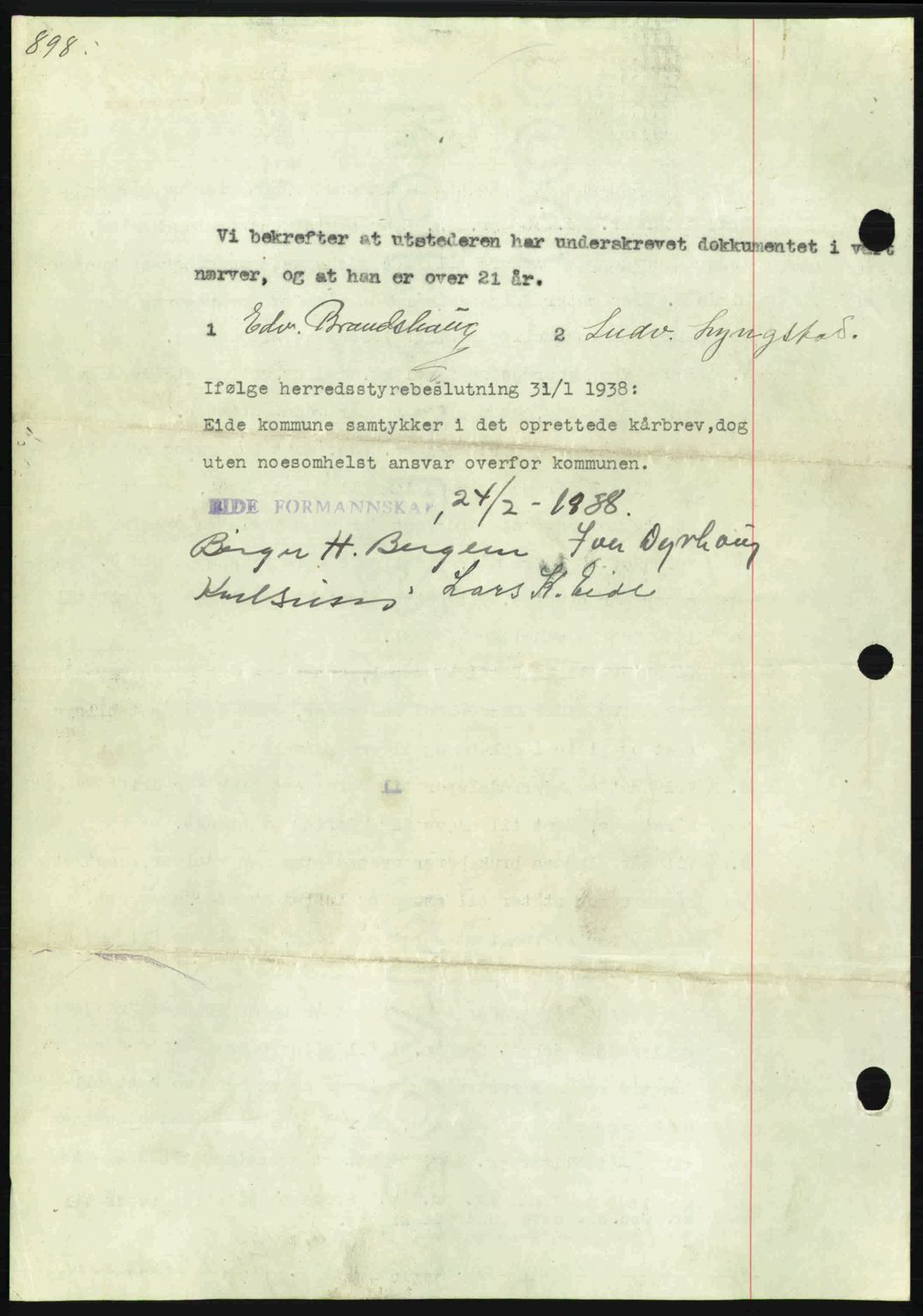 Nordmøre sorenskriveri, AV/SAT-A-4132/1/2/2Ca: Mortgage book no. B85, 1939-1939, Diary no: : 2331/1939