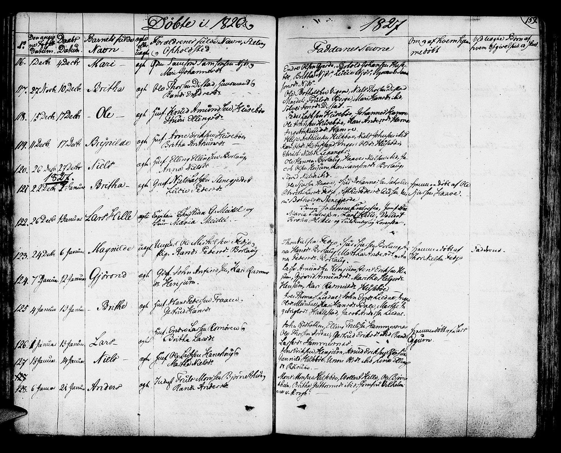 Leikanger sokneprestembete, AV/SAB-A-81001/H/Haa/Haaa/L0006: Parish register (official) no. A 6, 1810-1838, p. 159